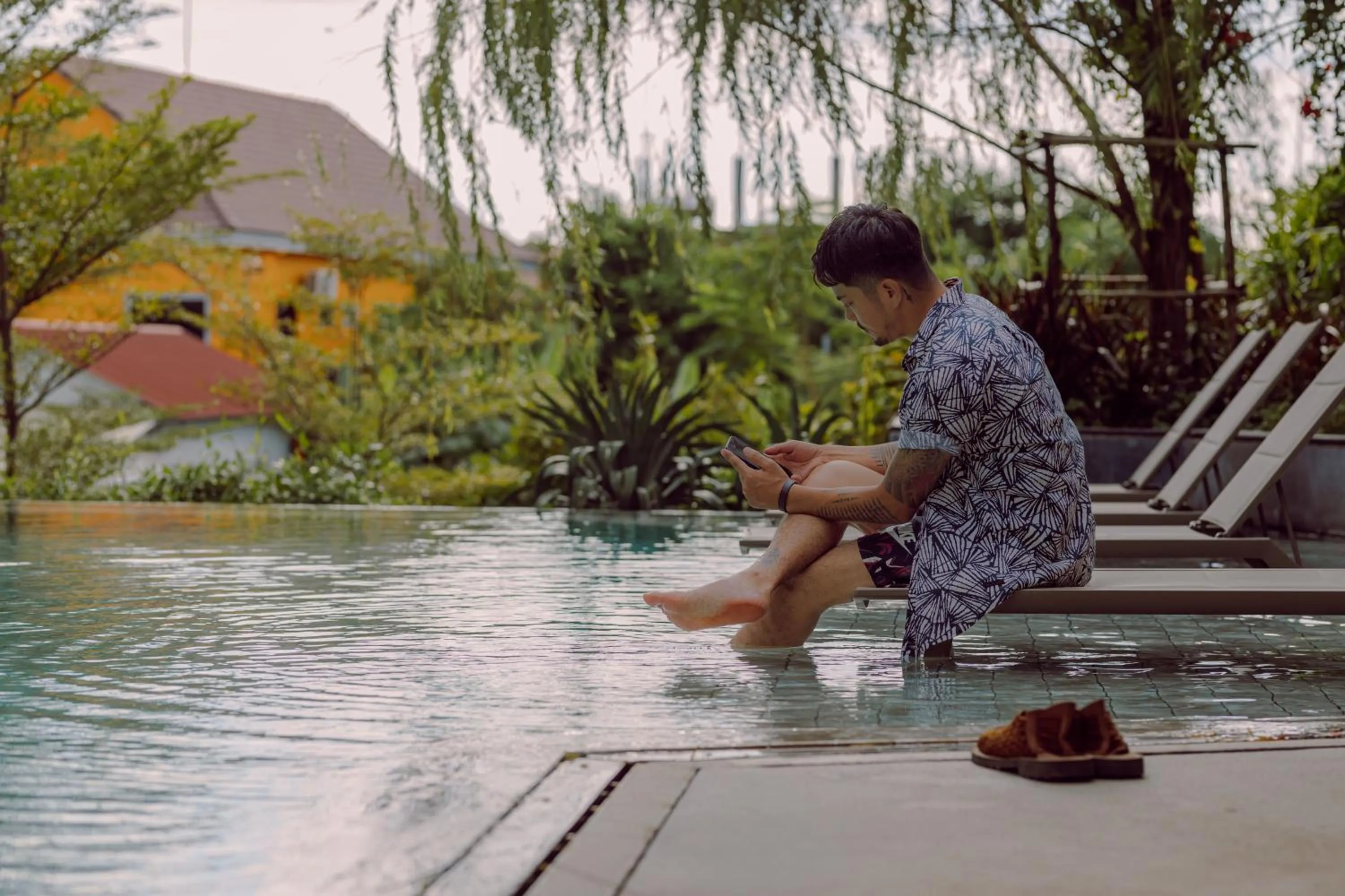 Swimming pool in Velea@Rose Apple Square