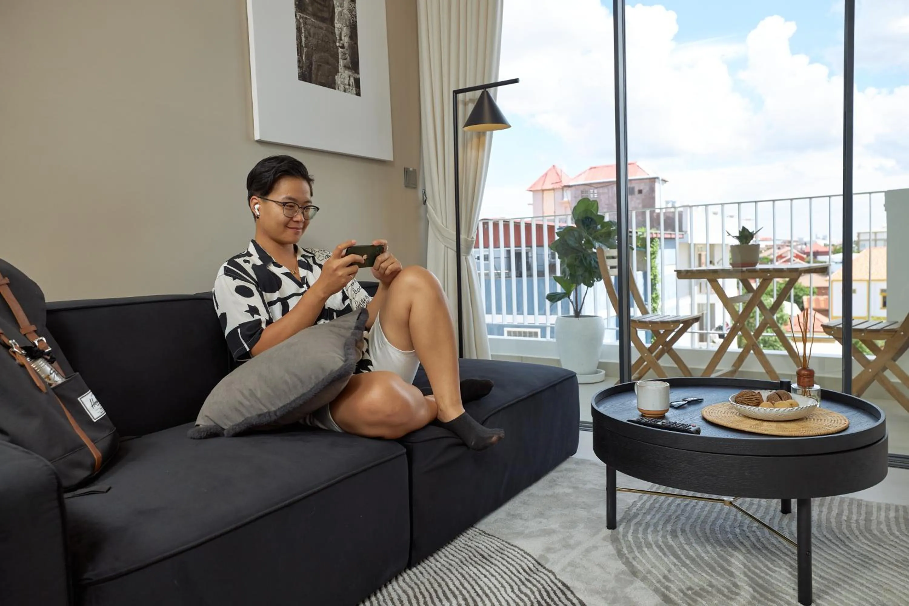 Living room in Velea@Rose Apple Square