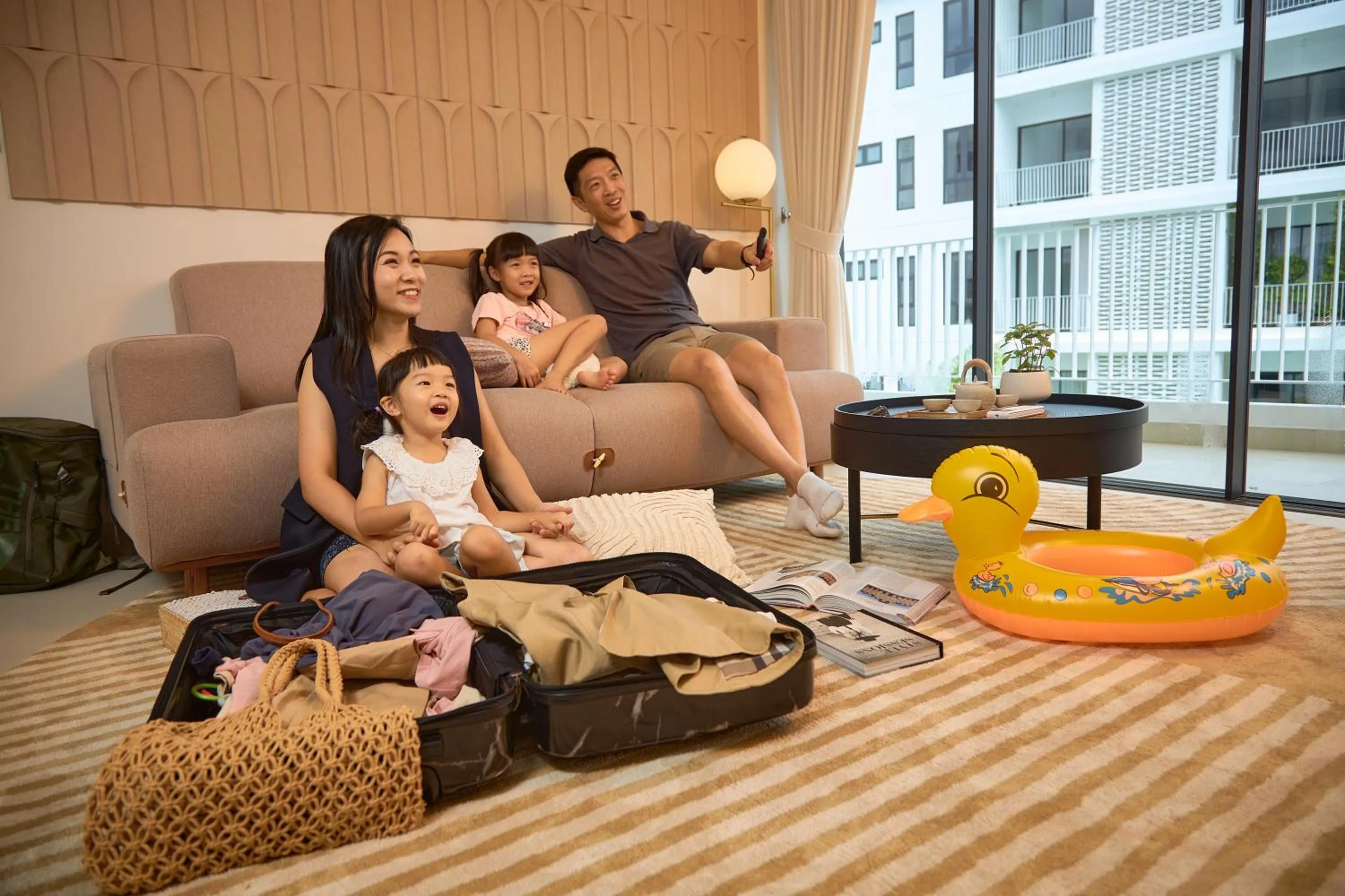 Living room in Velea@Rose Apple Square