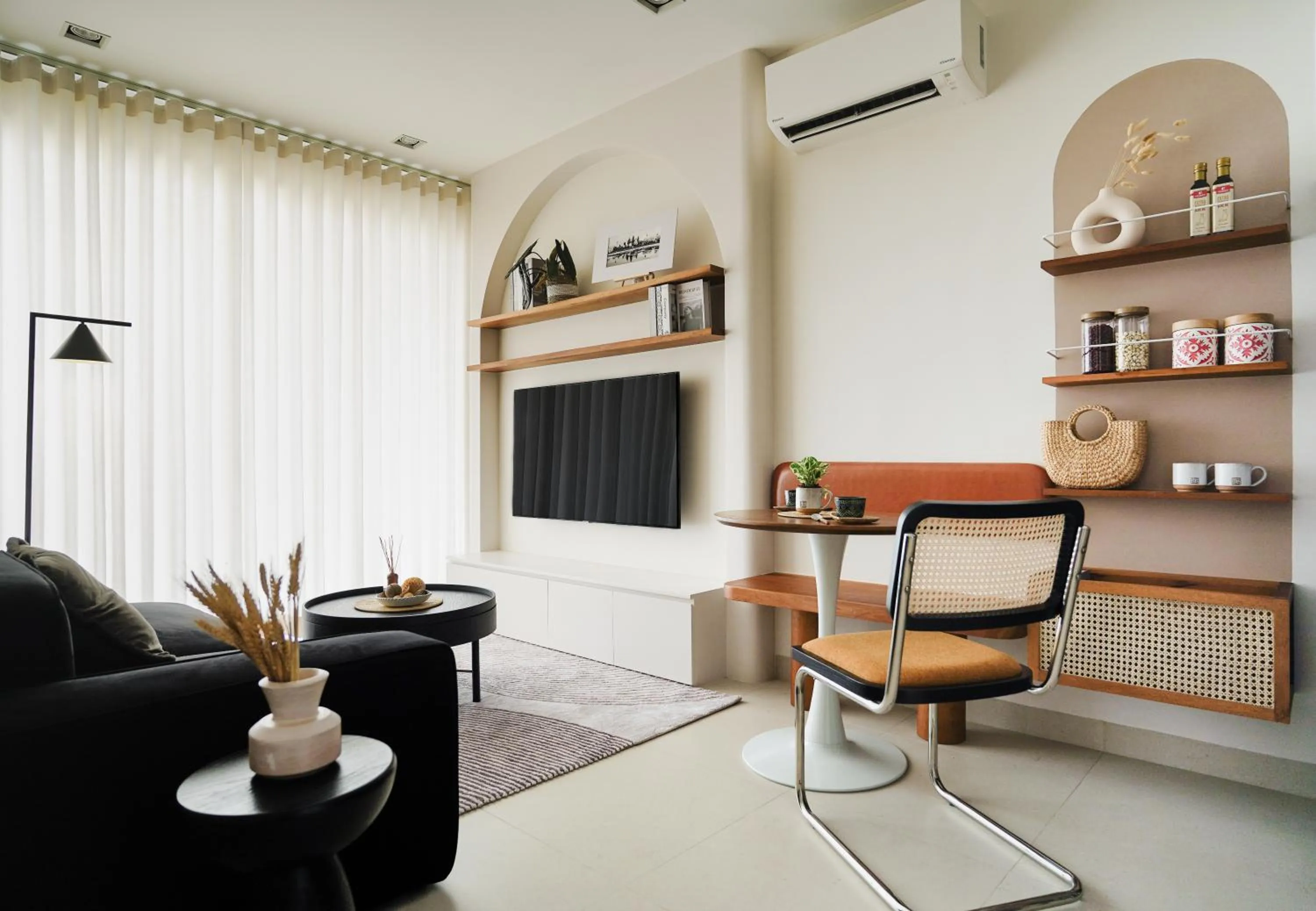 Living room in Velea@Rose Apple Square