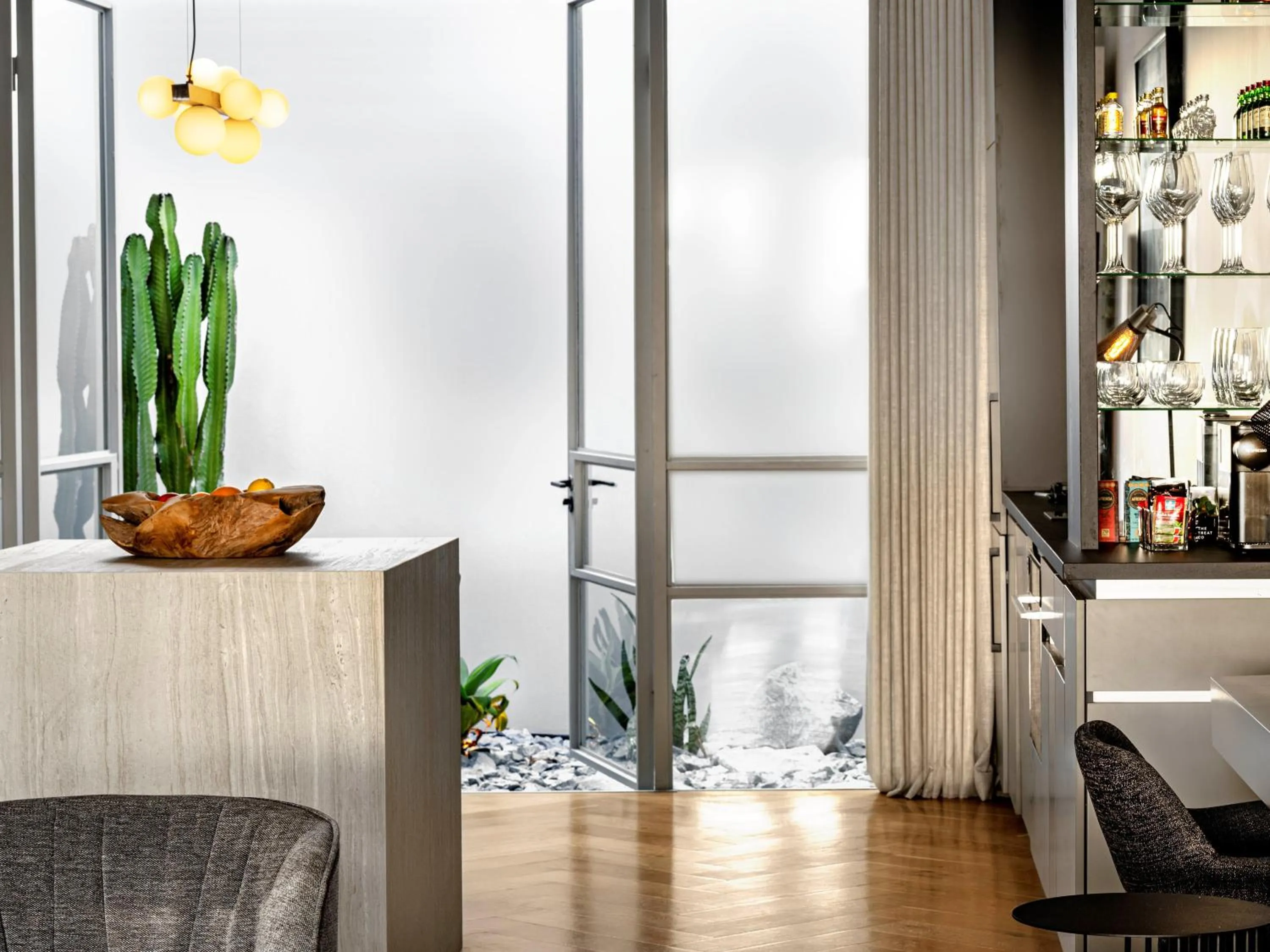 Seating area in South Beach Camps Bay Boutique Hotel