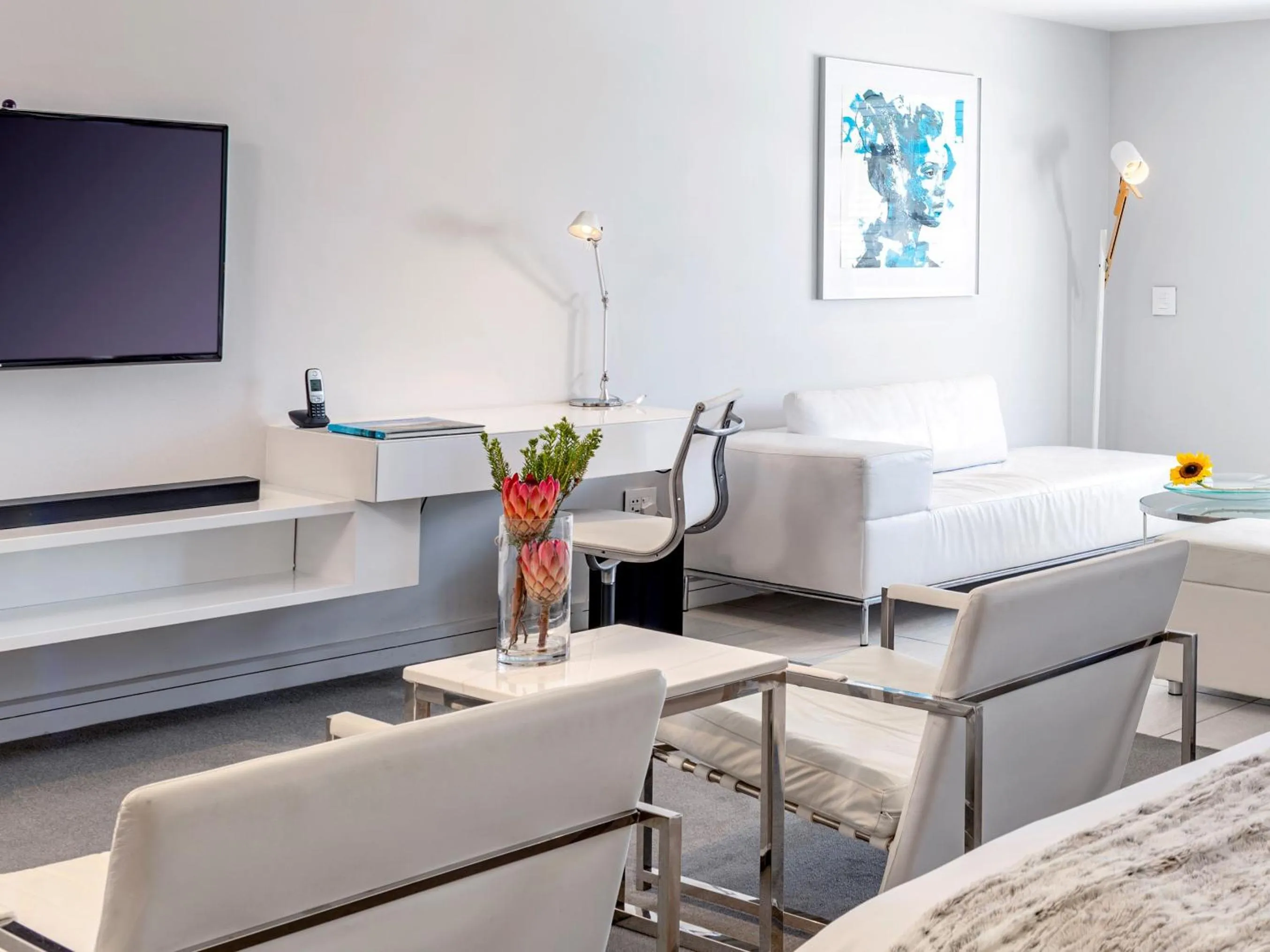 TV and multimedia in South Beach Camps Bay Boutique Hotel