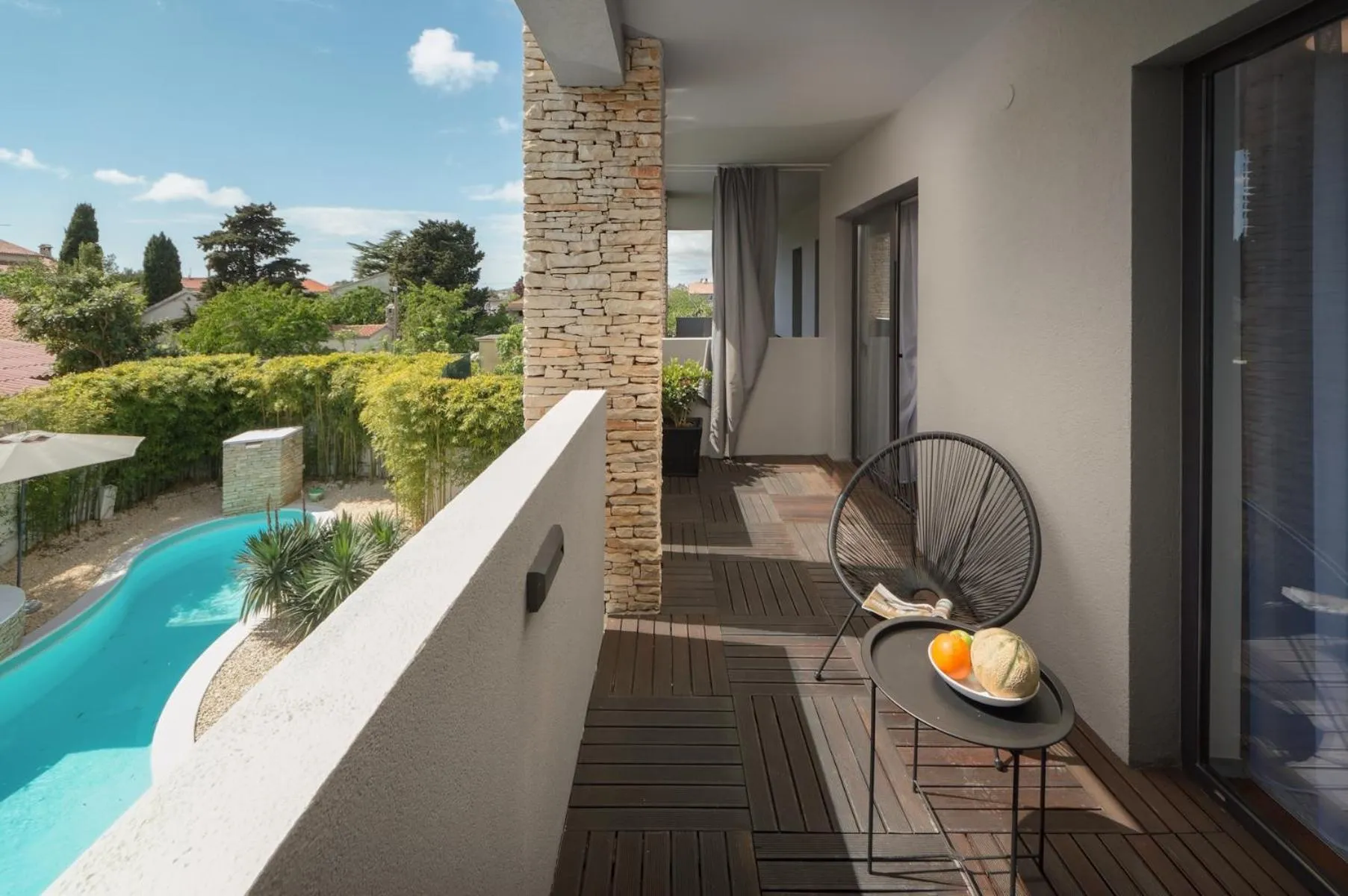 Balcony/Terrace in Boutique Hotel Chevalier by Bura Hotels - Adults Only