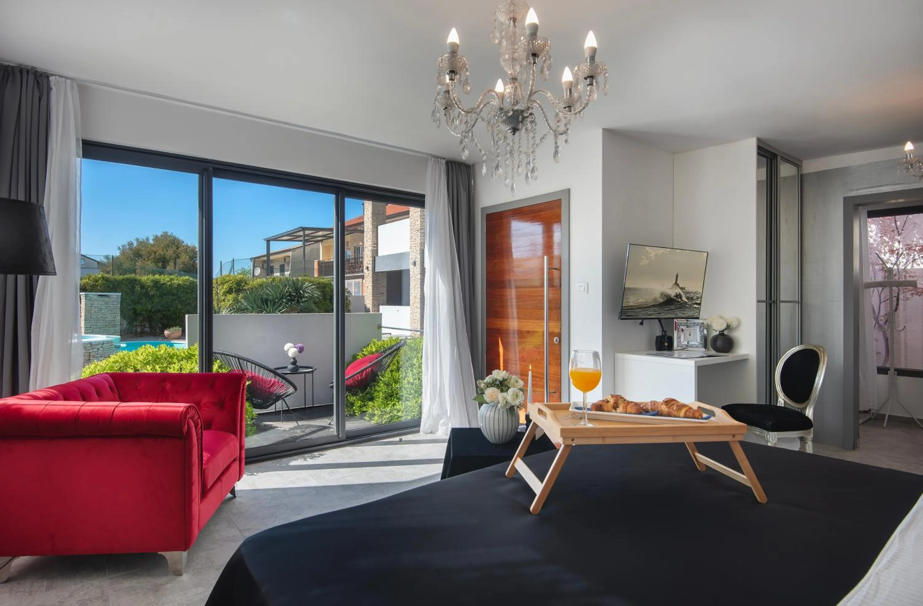 Pool view in Boutique Hotel Chevalier by Bura Hotels - Adults Only