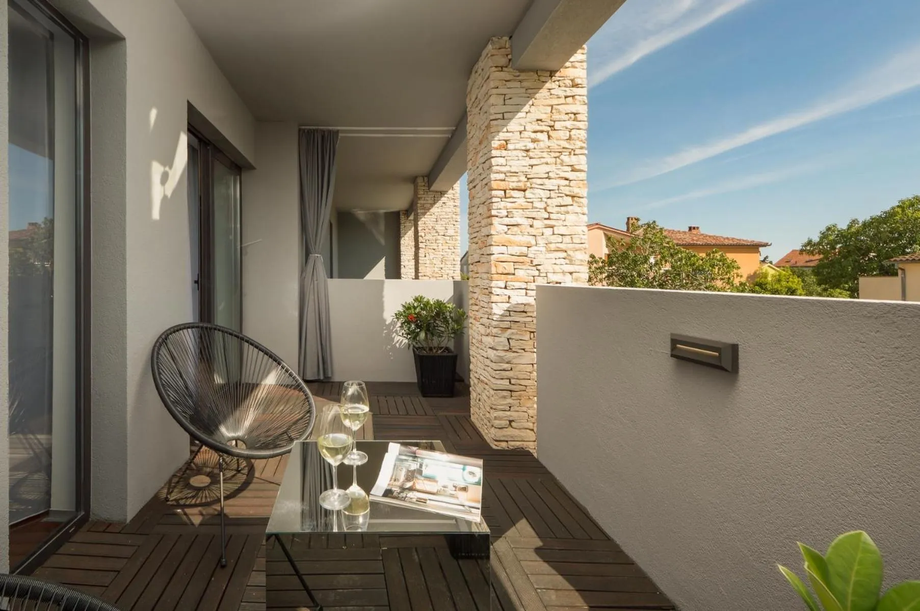 Balcony/Terrace in Boutique Hotel Chevalier by Bura Hotels - Adults Only