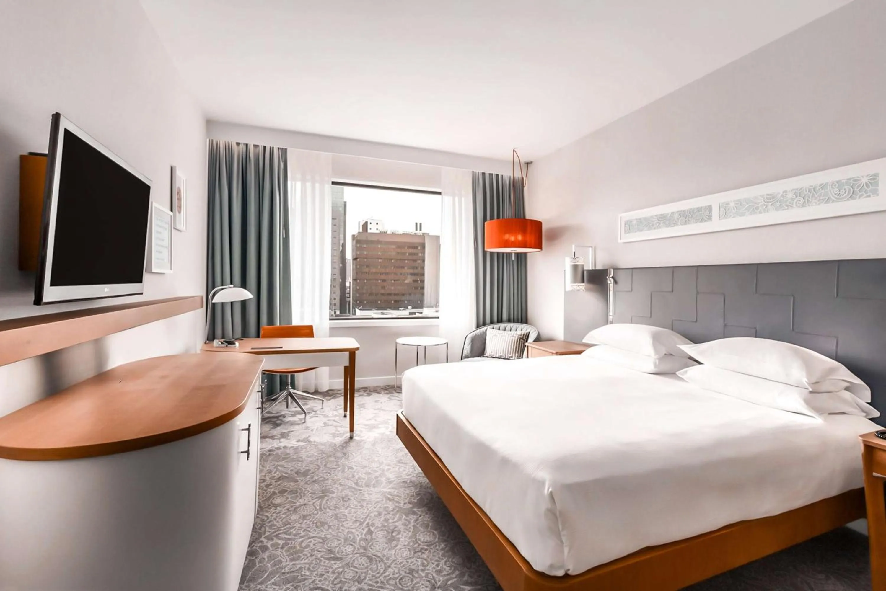 Bed in Hilton Rotterdam