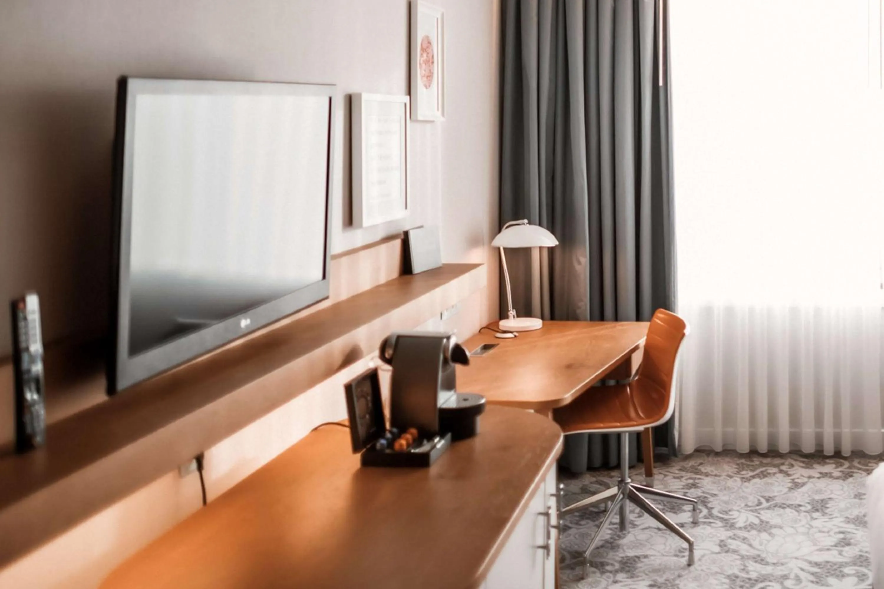 Bedroom in Hilton Rotterdam