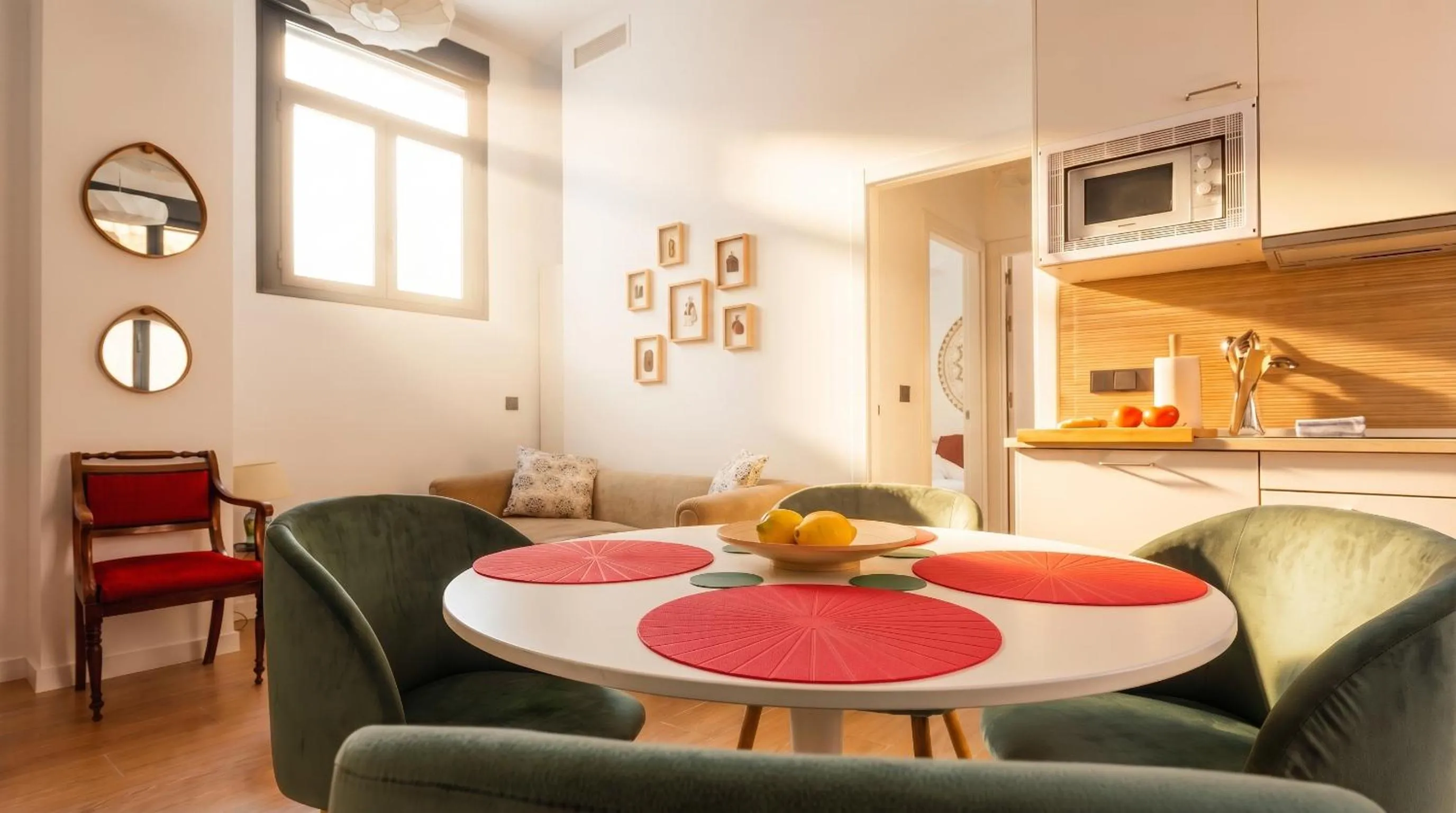 Kitchen or kitchenette in Oasis in the heart of Seville - 2 BR apt with FREE PARKING