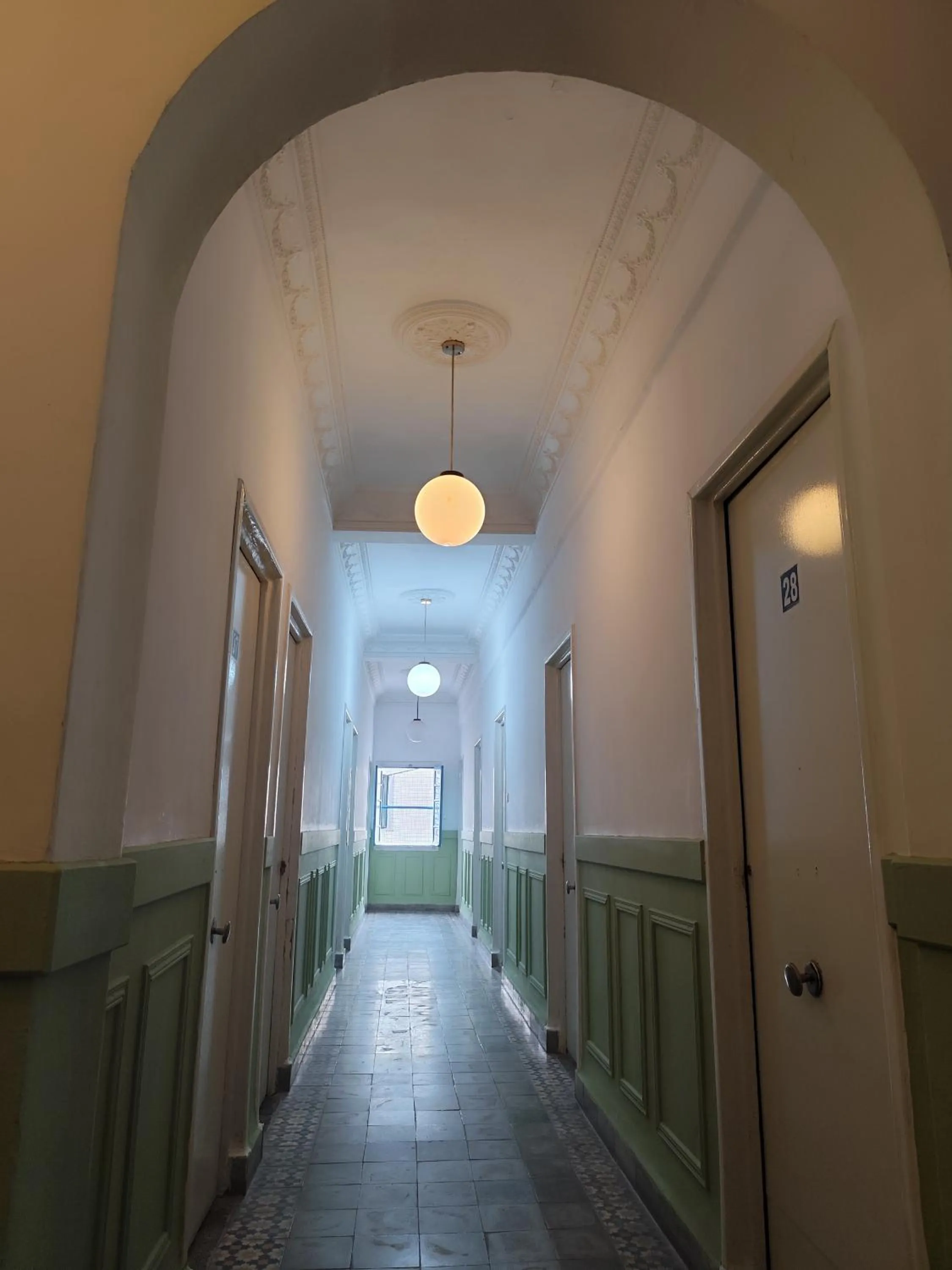 Inner courtyard view in Hôtel Ayachi