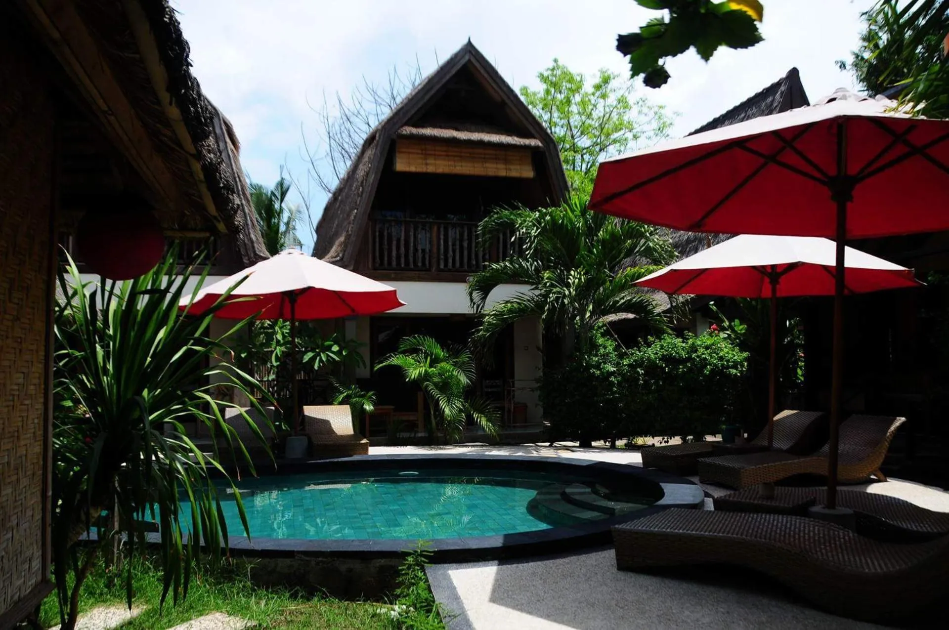 Inner courtyard view in Gili Flush Harmony