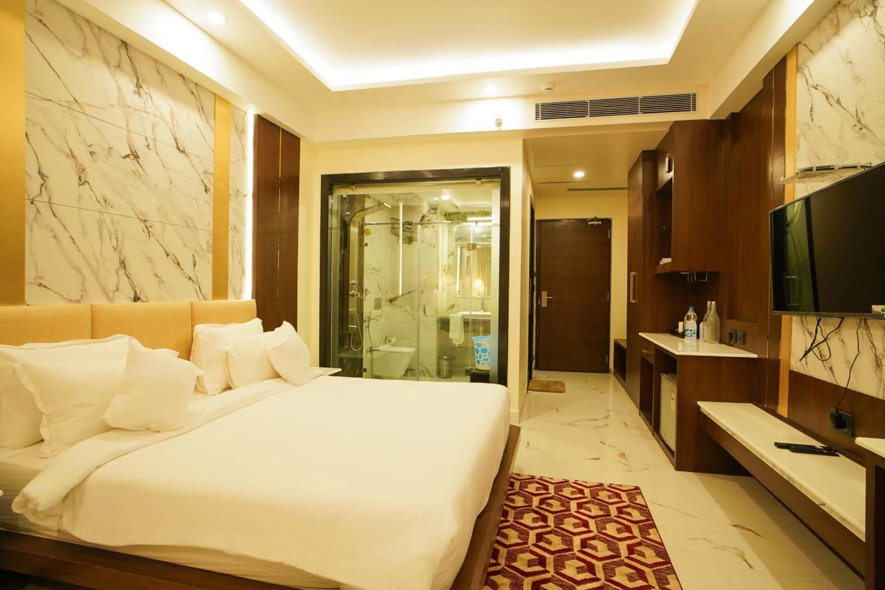 Bed in Shanti Seaview Resort & Spa
