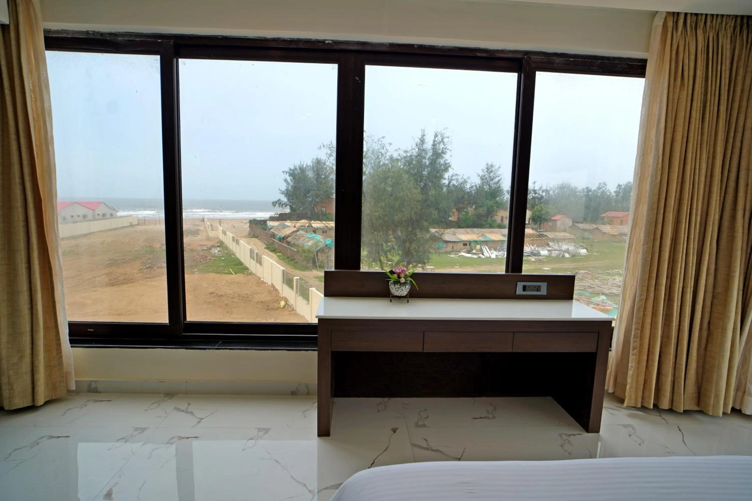 Bed in Shanti Seaview Resort & Spa