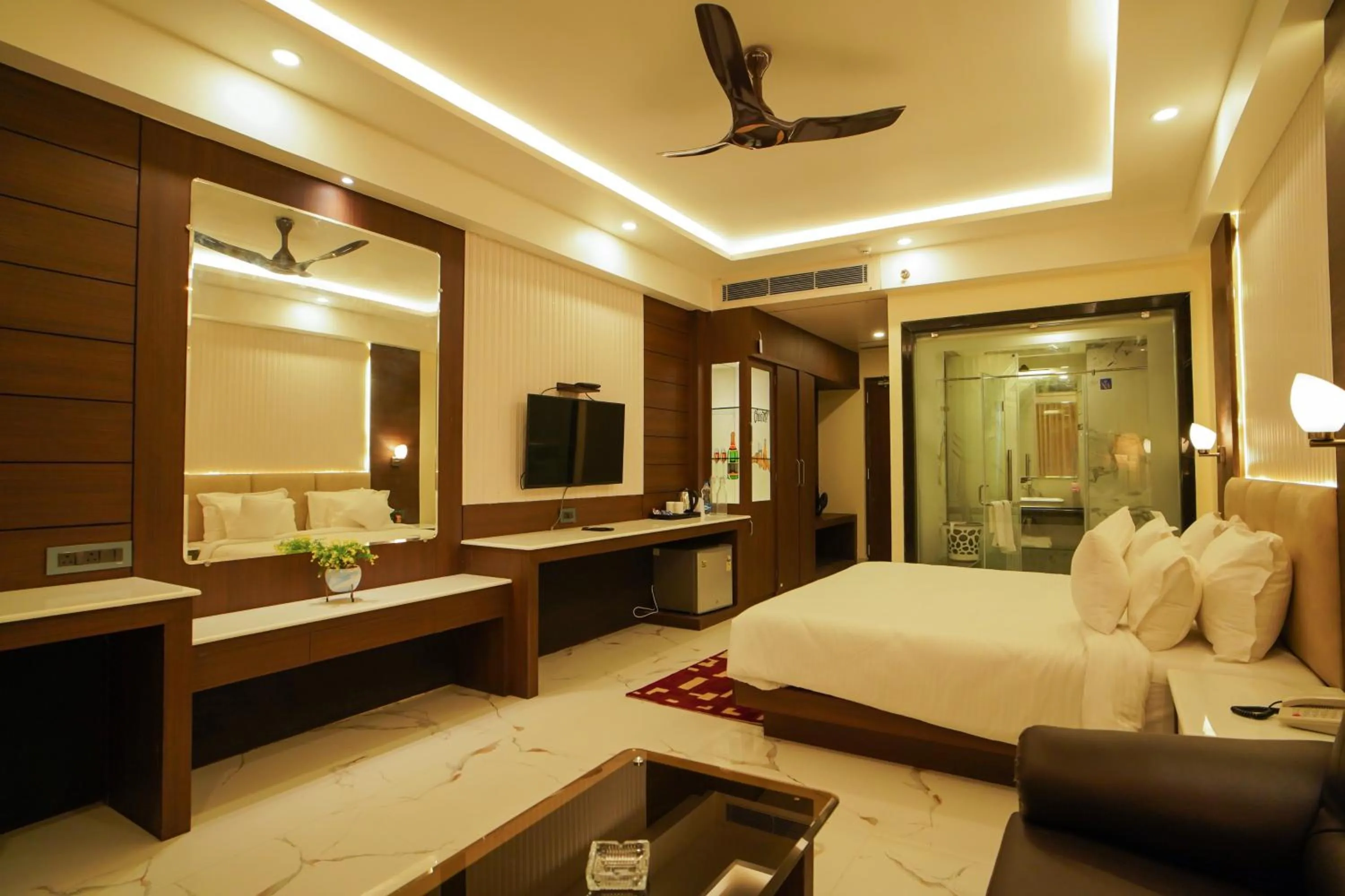 Bed in Shanti Seaview Resort & Spa
