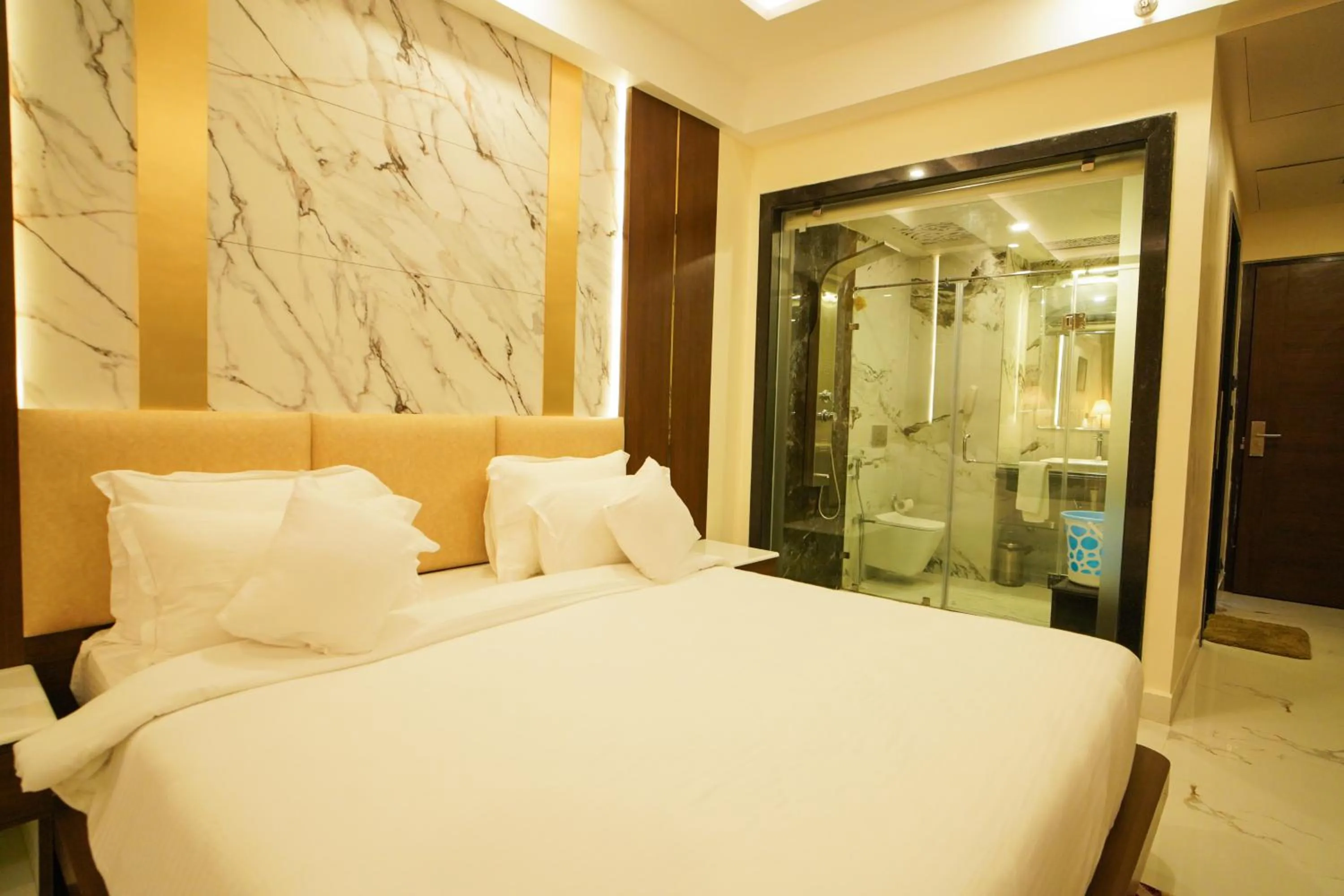 Bed in Shanti Seaview Resort & Spa