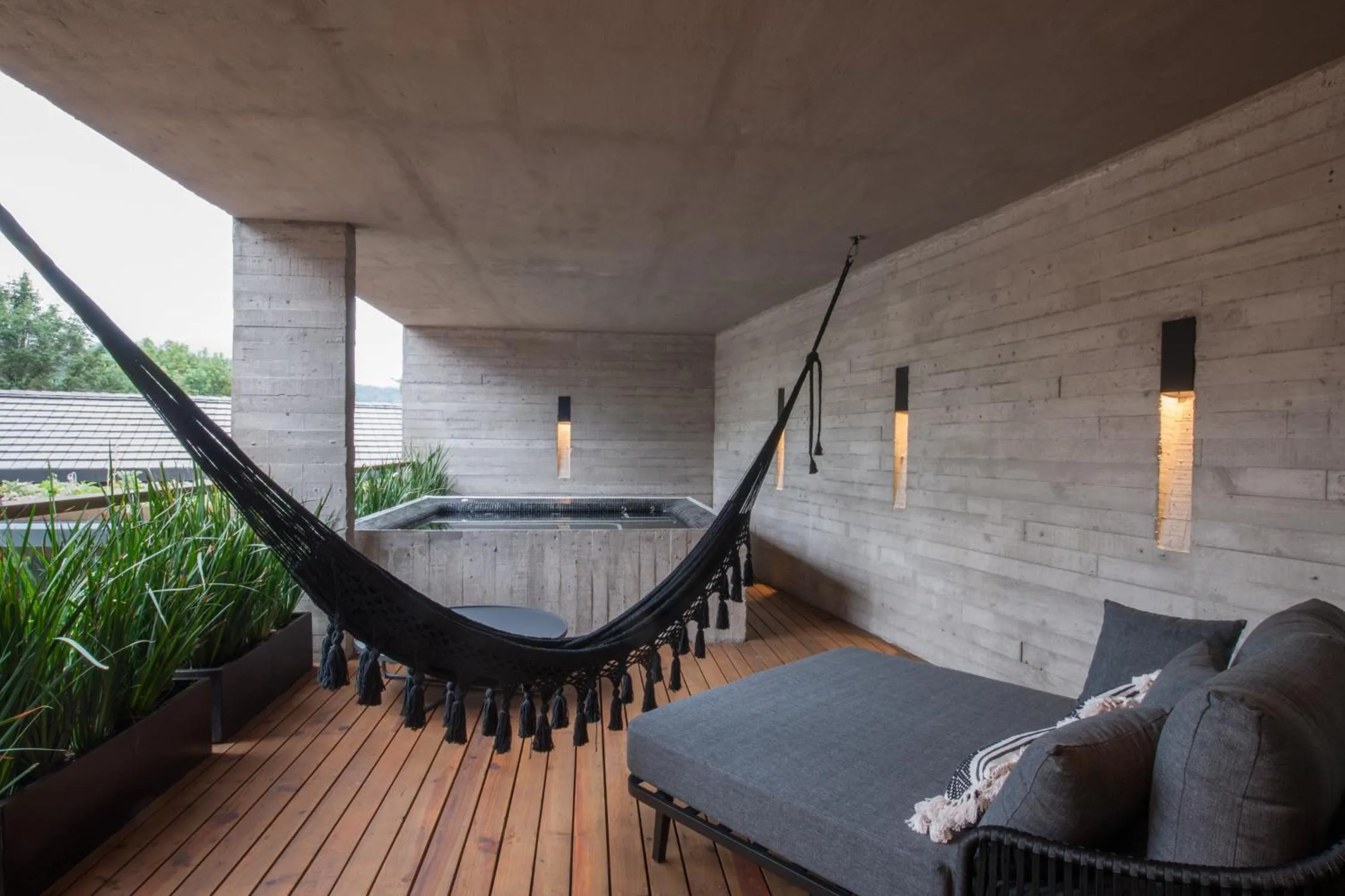 Patio in El Lugar del que te hable Hotel Boutique