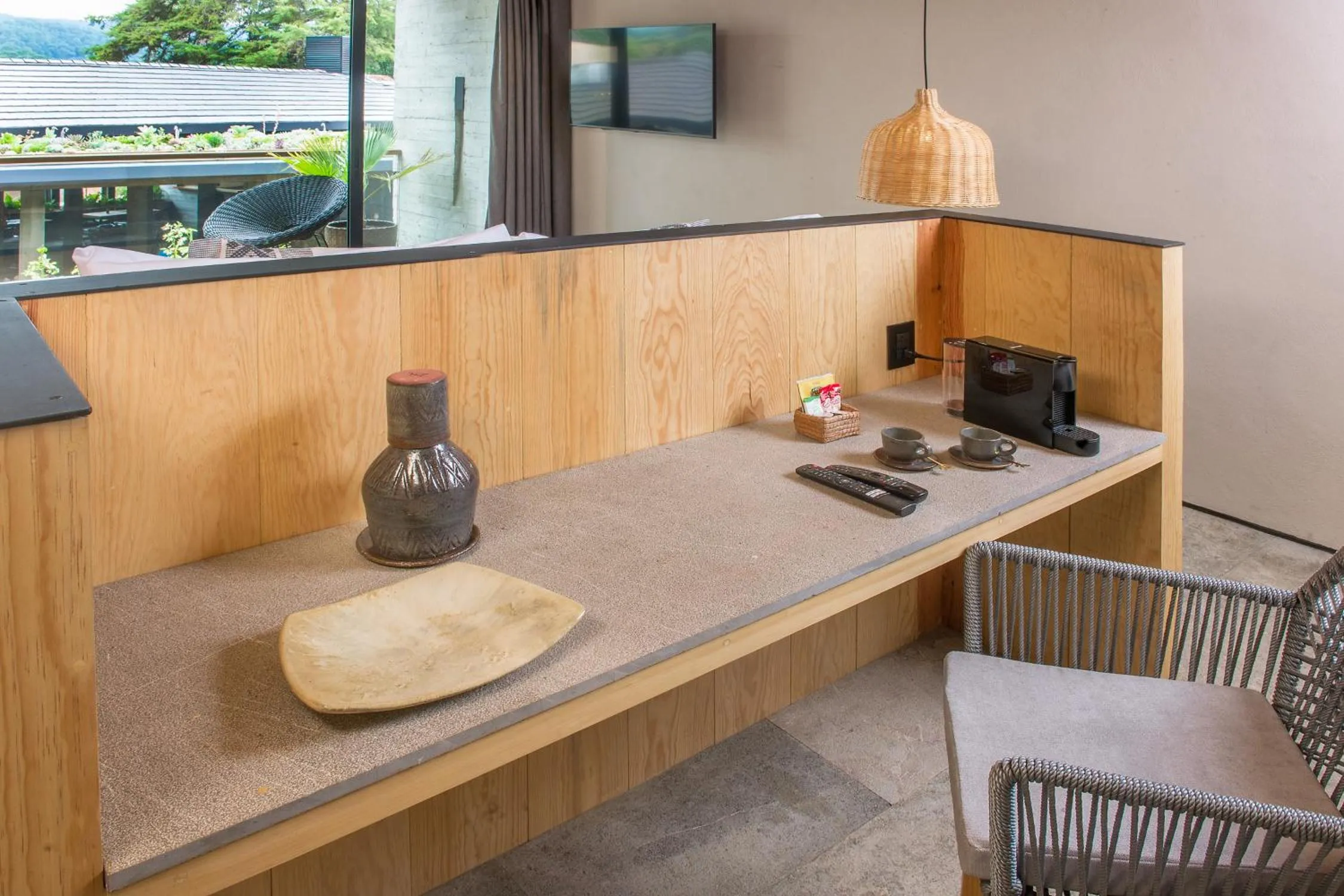 Coffee/tea facilities in El Lugar del que te hable Hotel Boutique