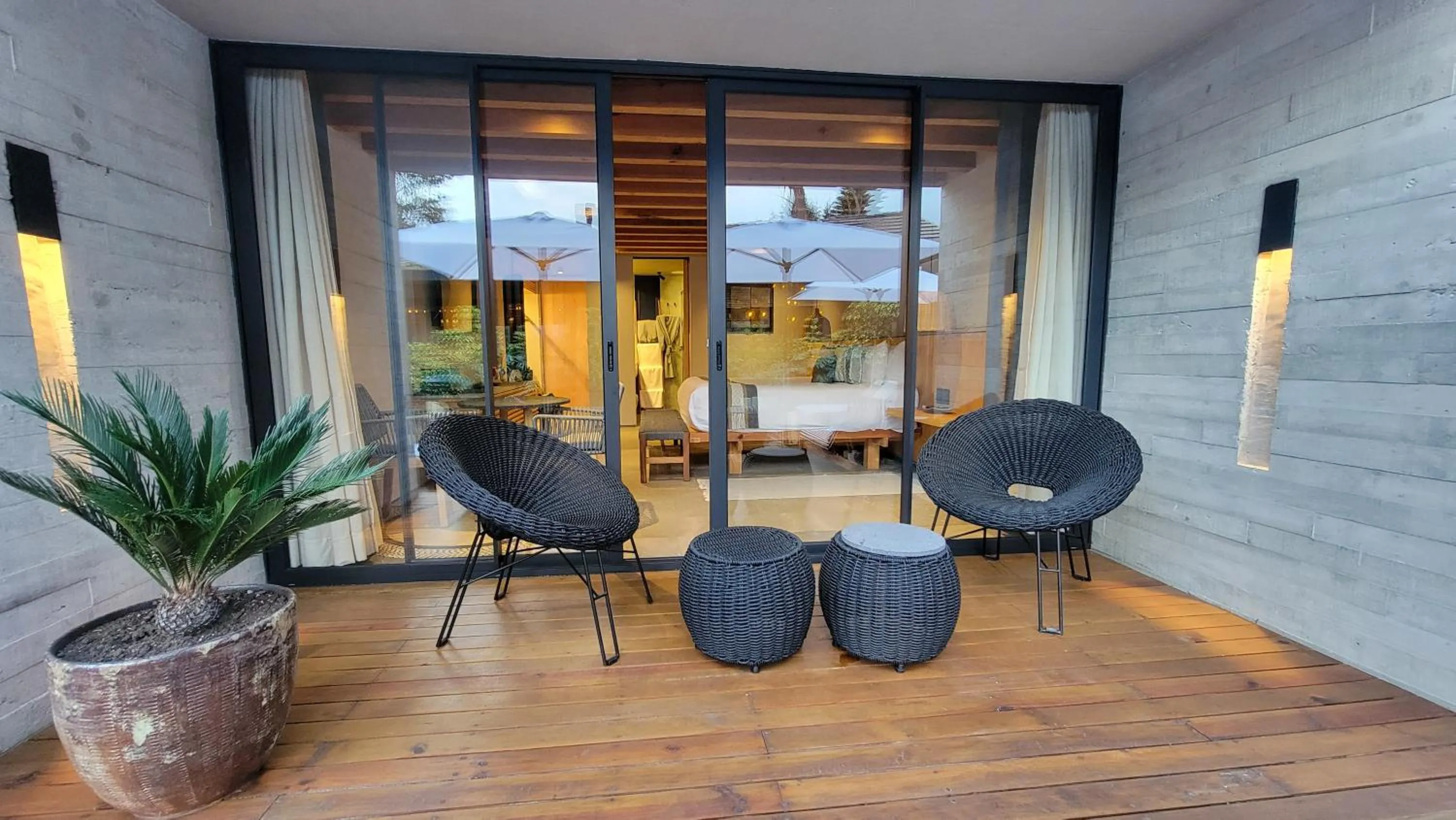 Balcony/Terrace in El Lugar del que te hable Hotel Boutique