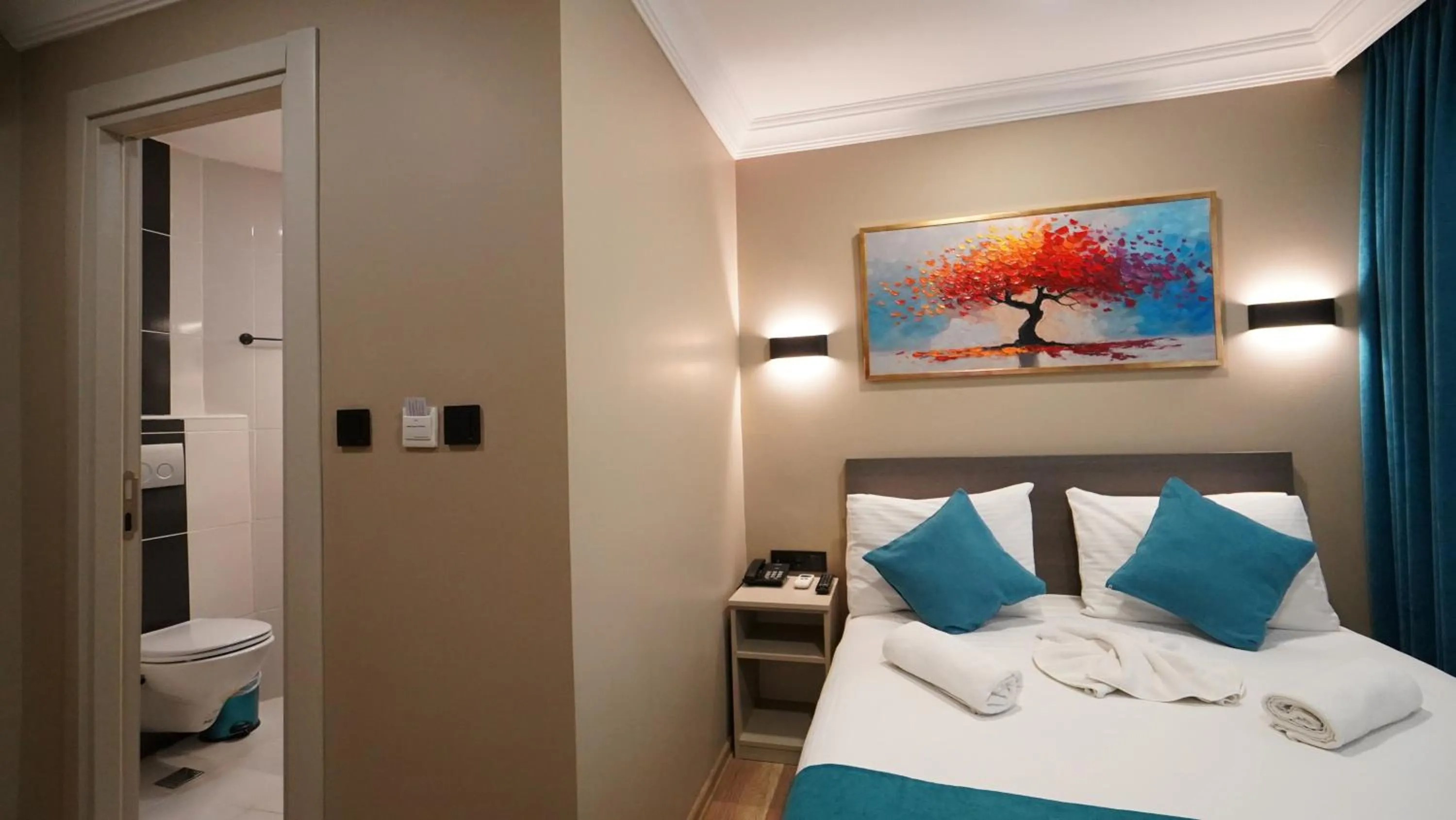 Bed in The Marist Hotel Kadikoy