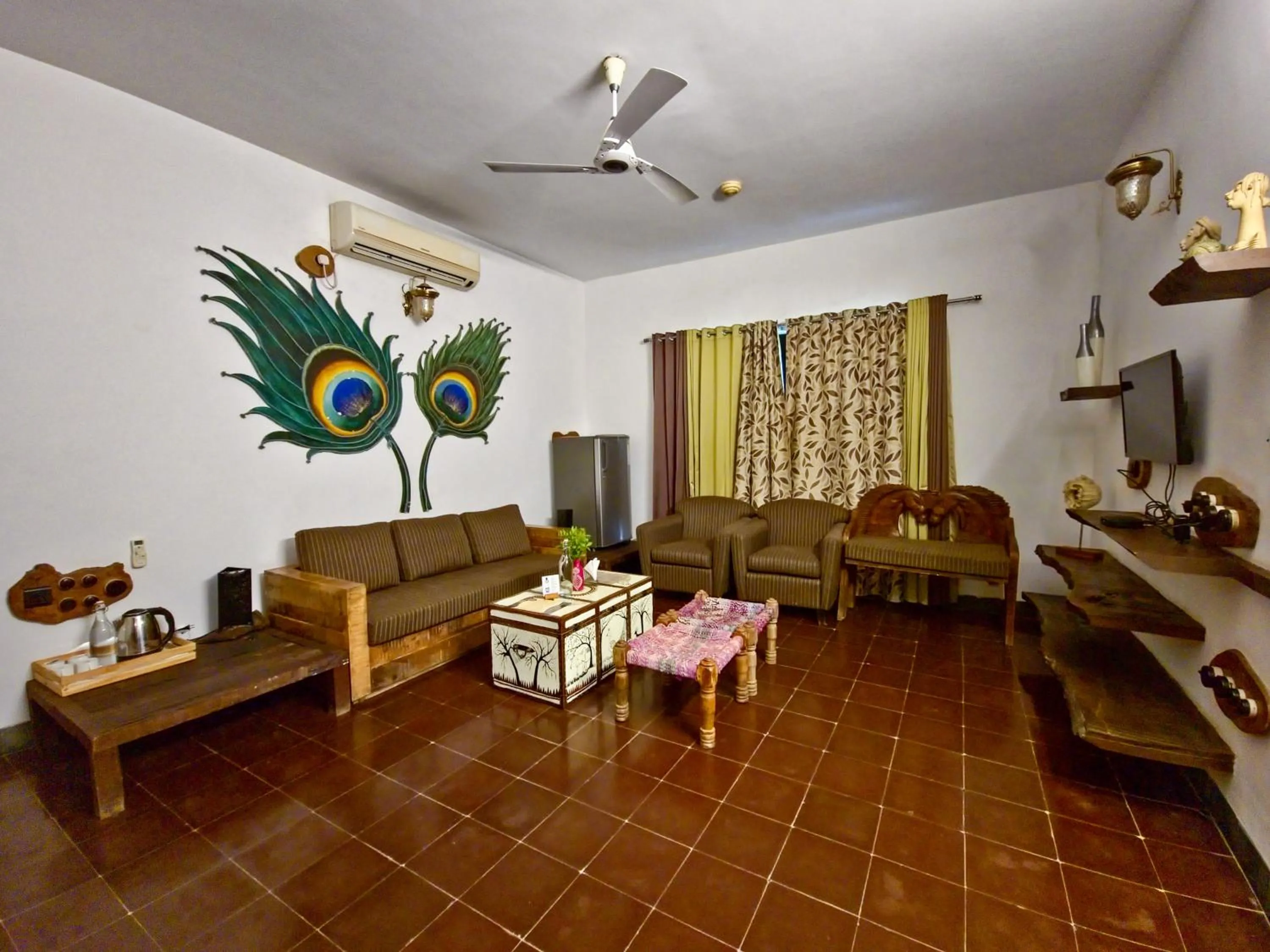 Living room in Tathastu Pench
