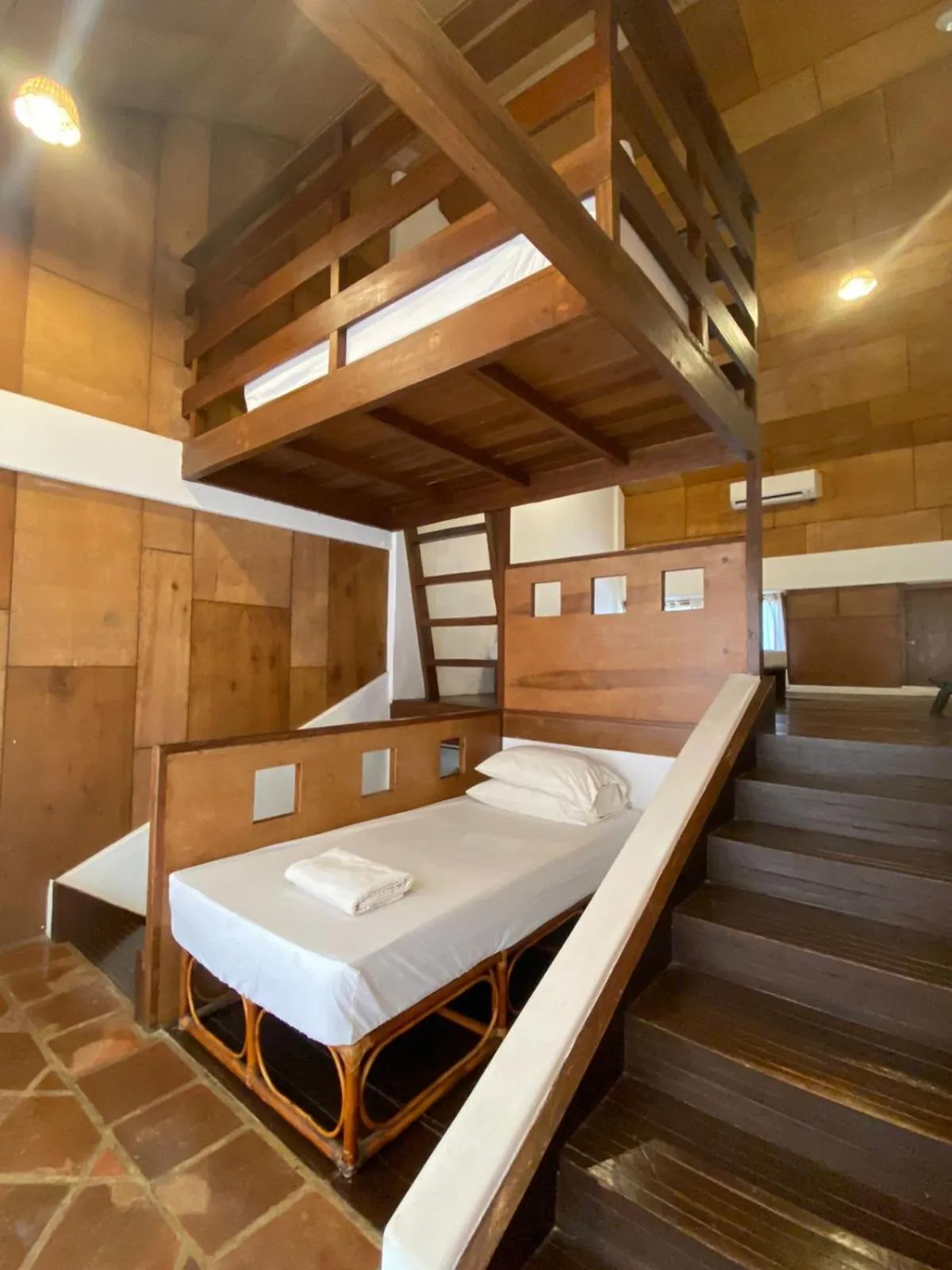 Bed in Boracay Coco Huts