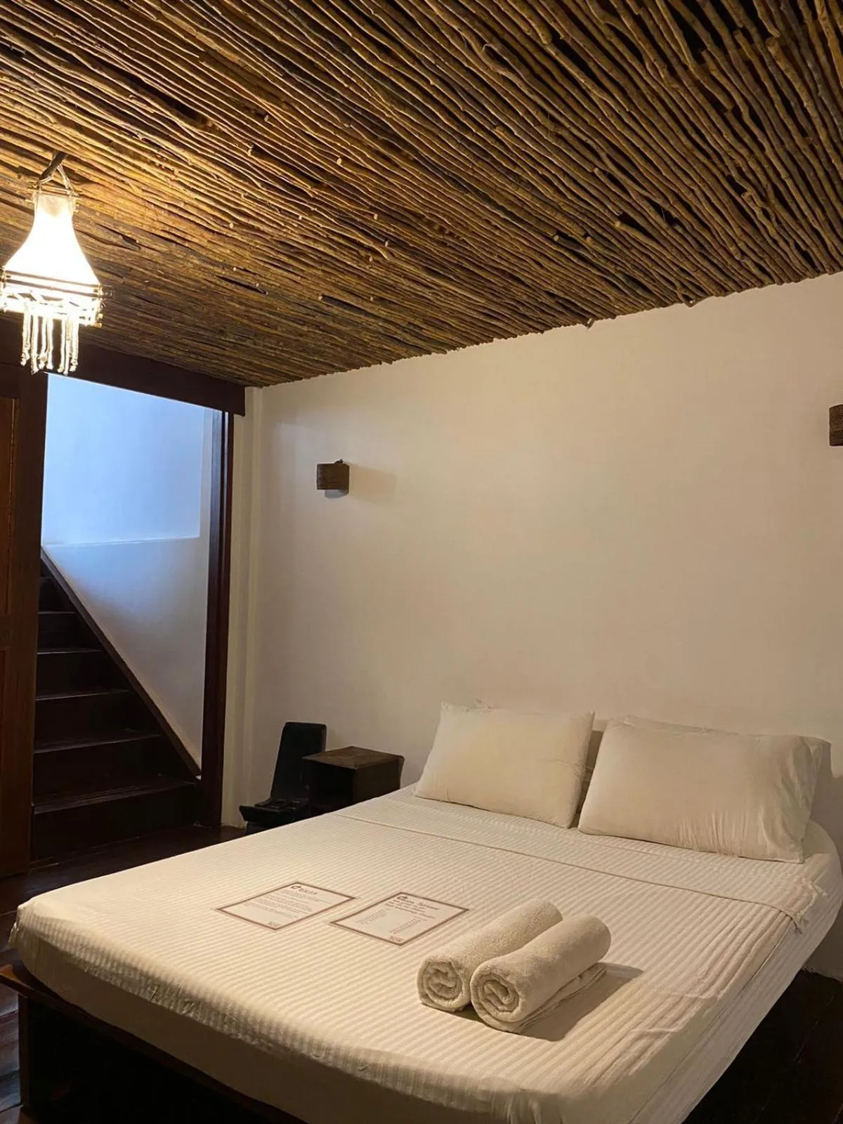 Bed in Boracay Coco Huts