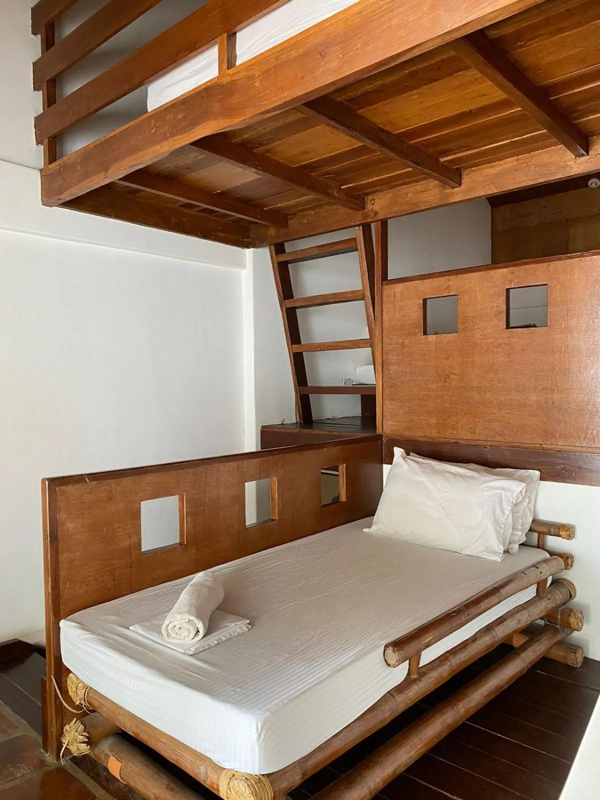 Bed in Boracay Coco Huts