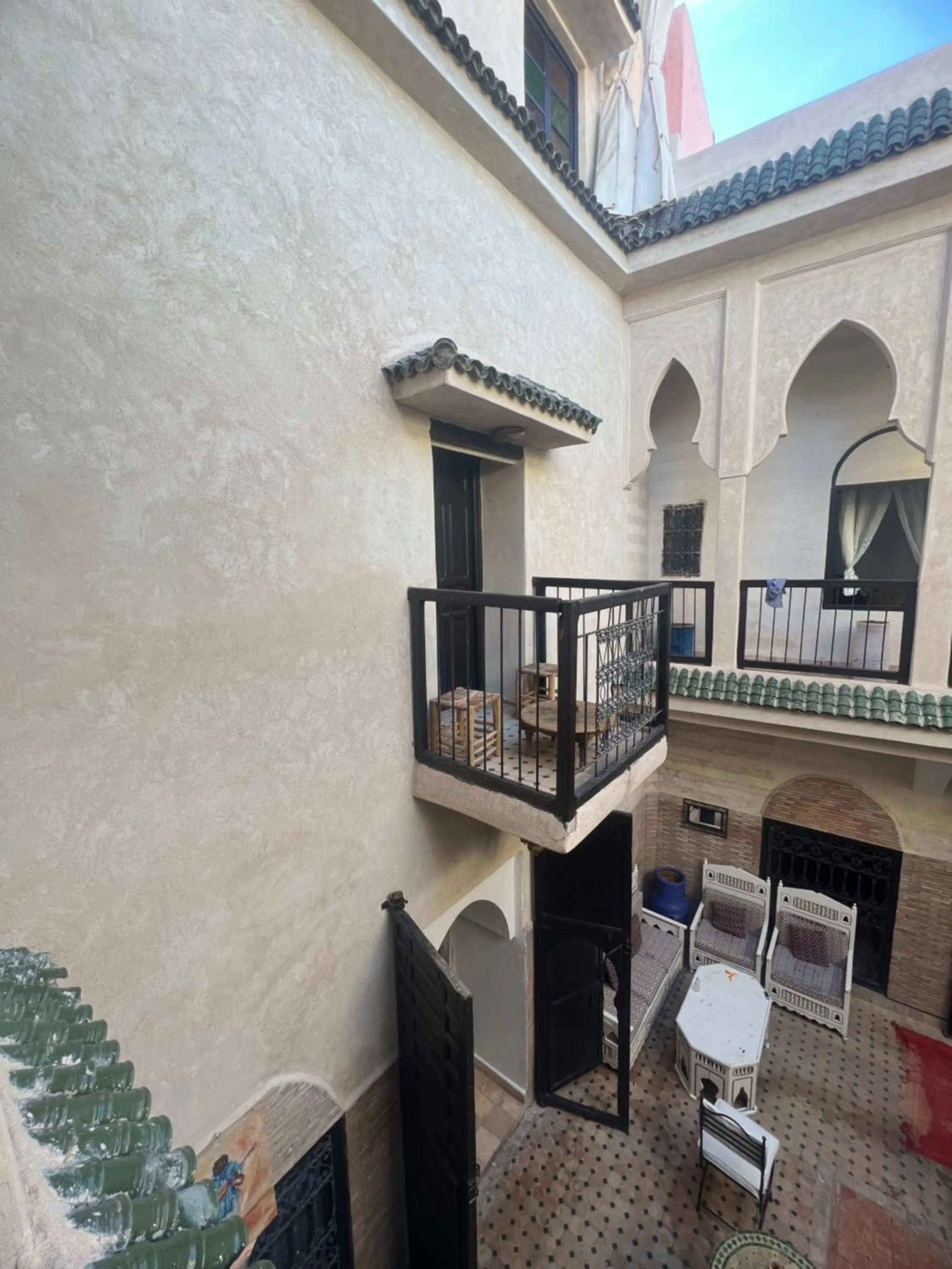 Balcony/Terrace in Riad el Adraoui