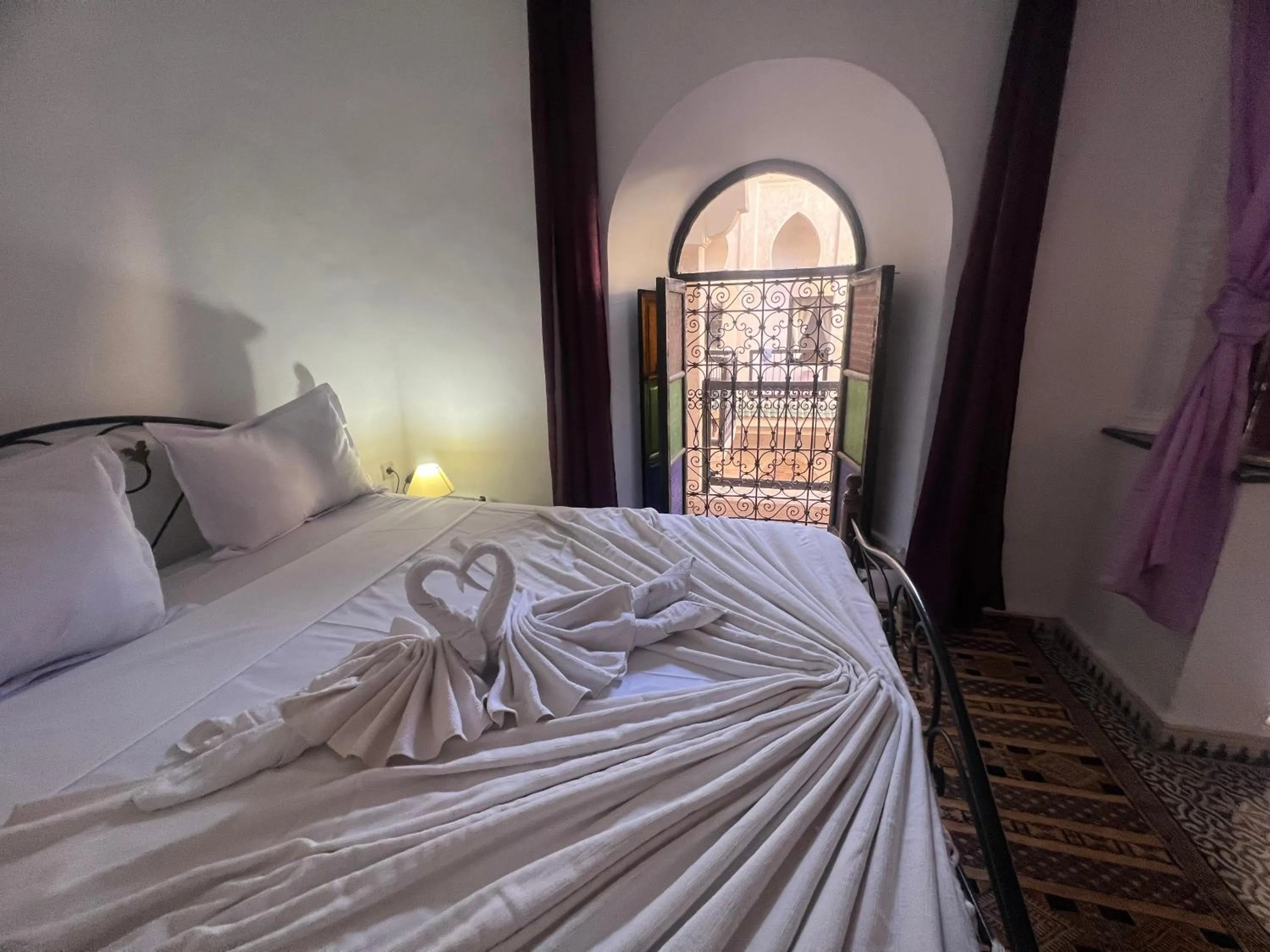 Bed in Riad el Adraoui