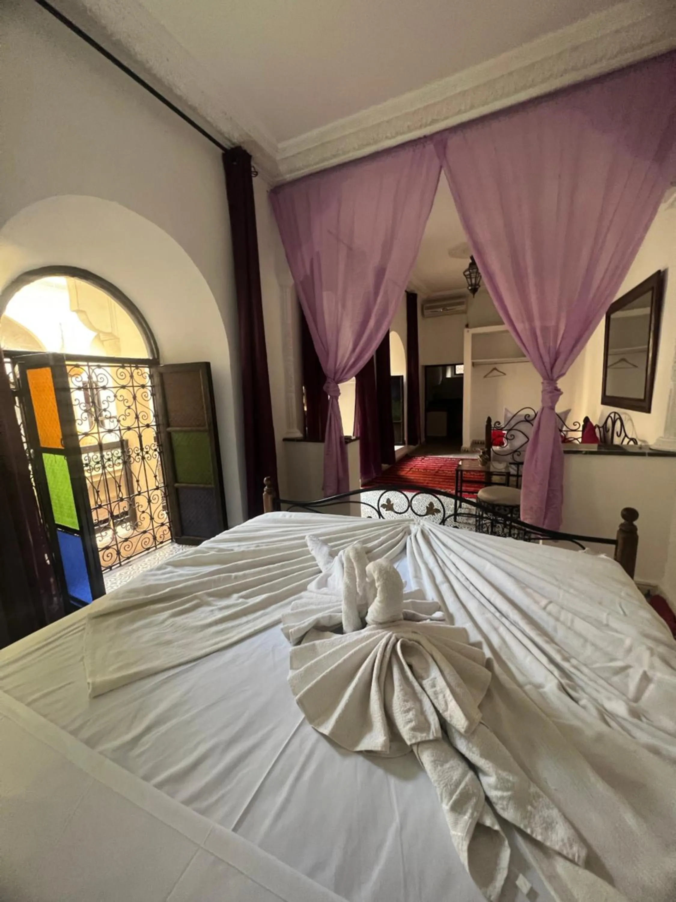 Bed in Riad el Adraoui