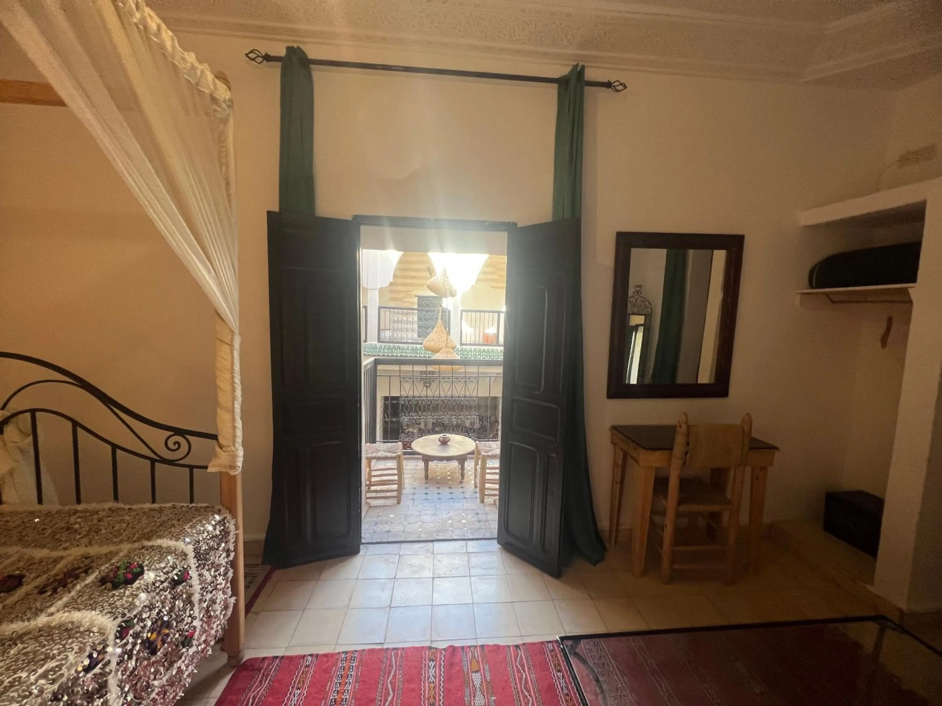 Bed in Riad el Adraoui