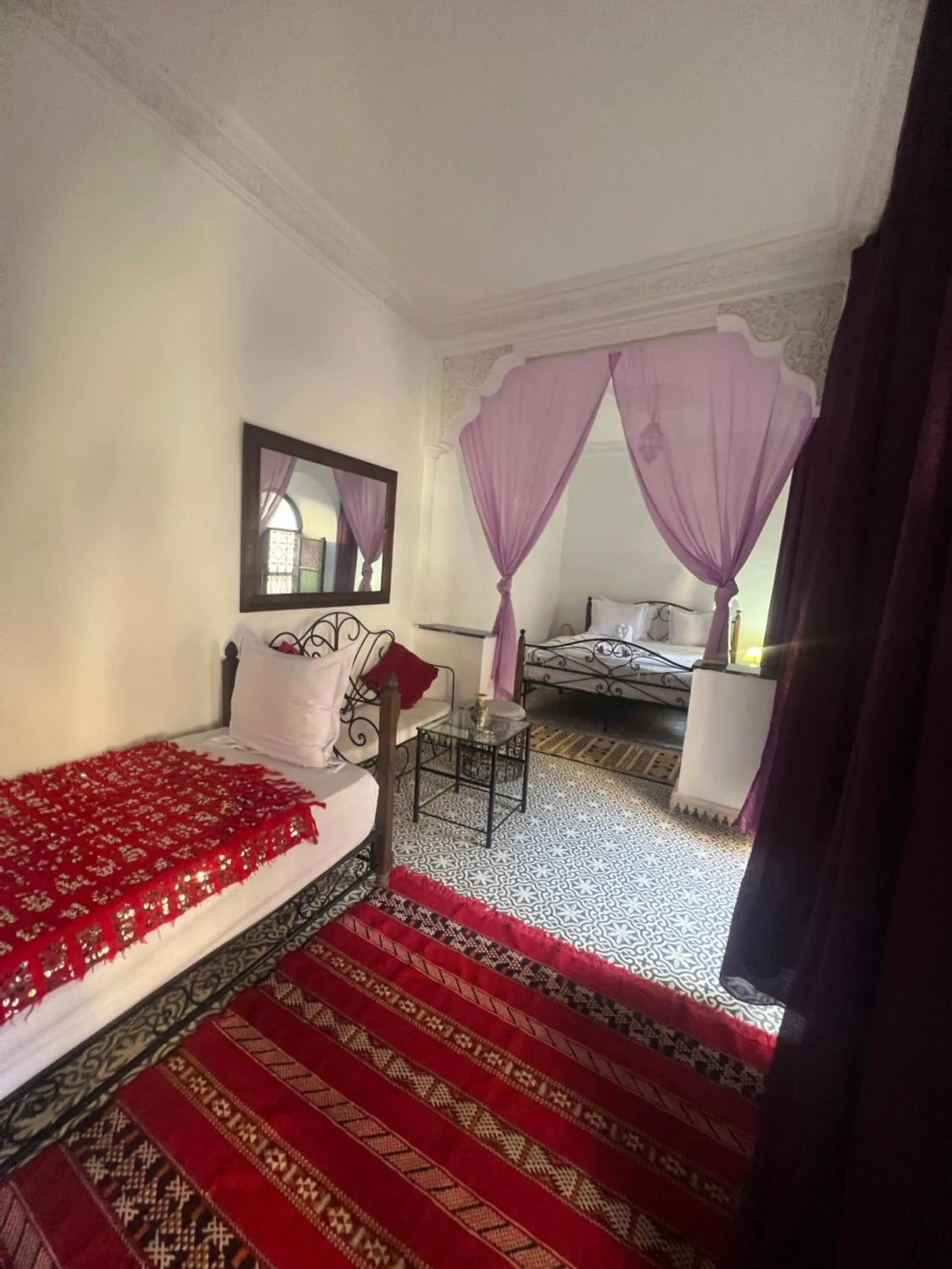 Bed in Riad el Adraoui