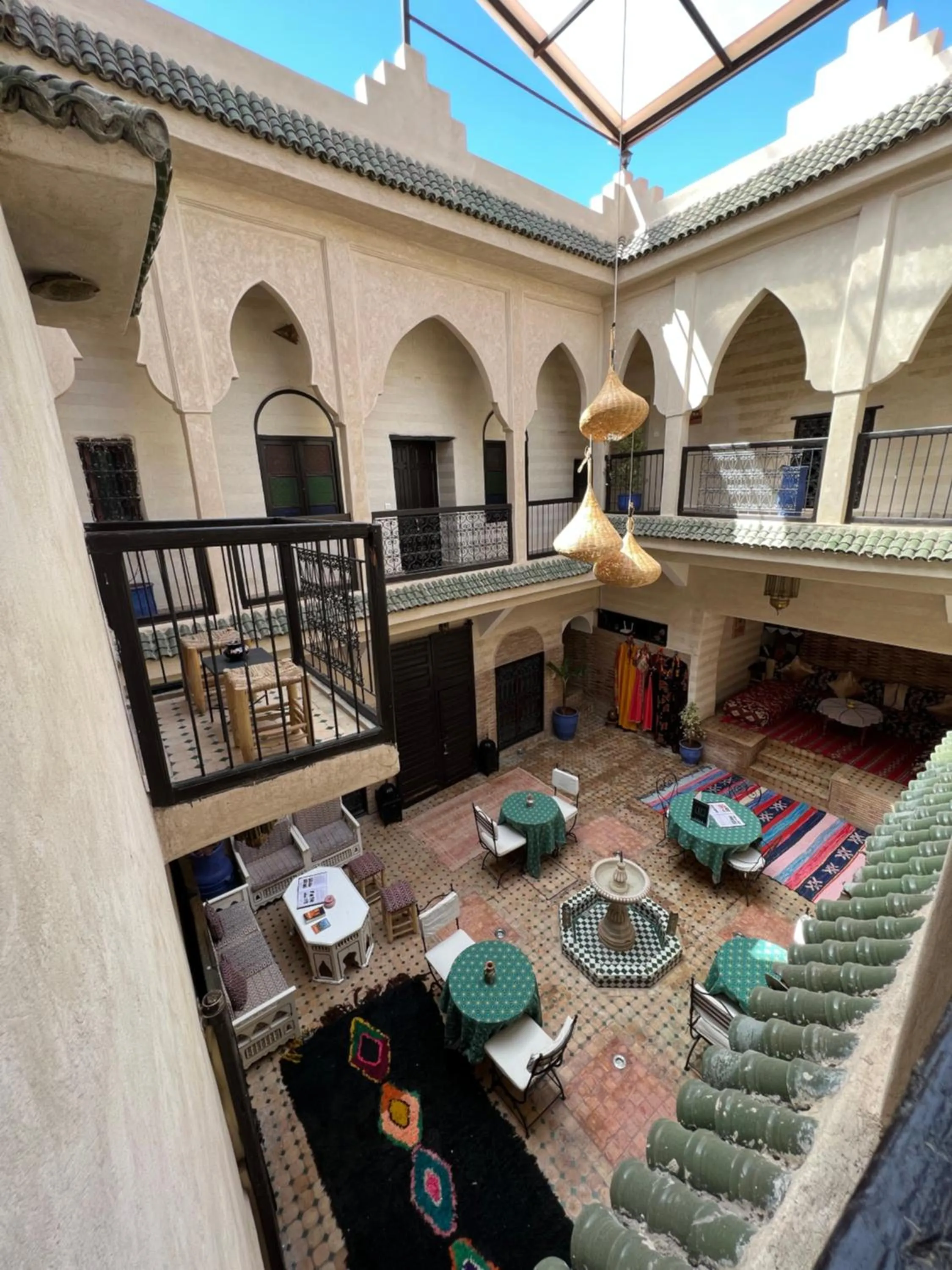 Patio in Riad el Adraoui