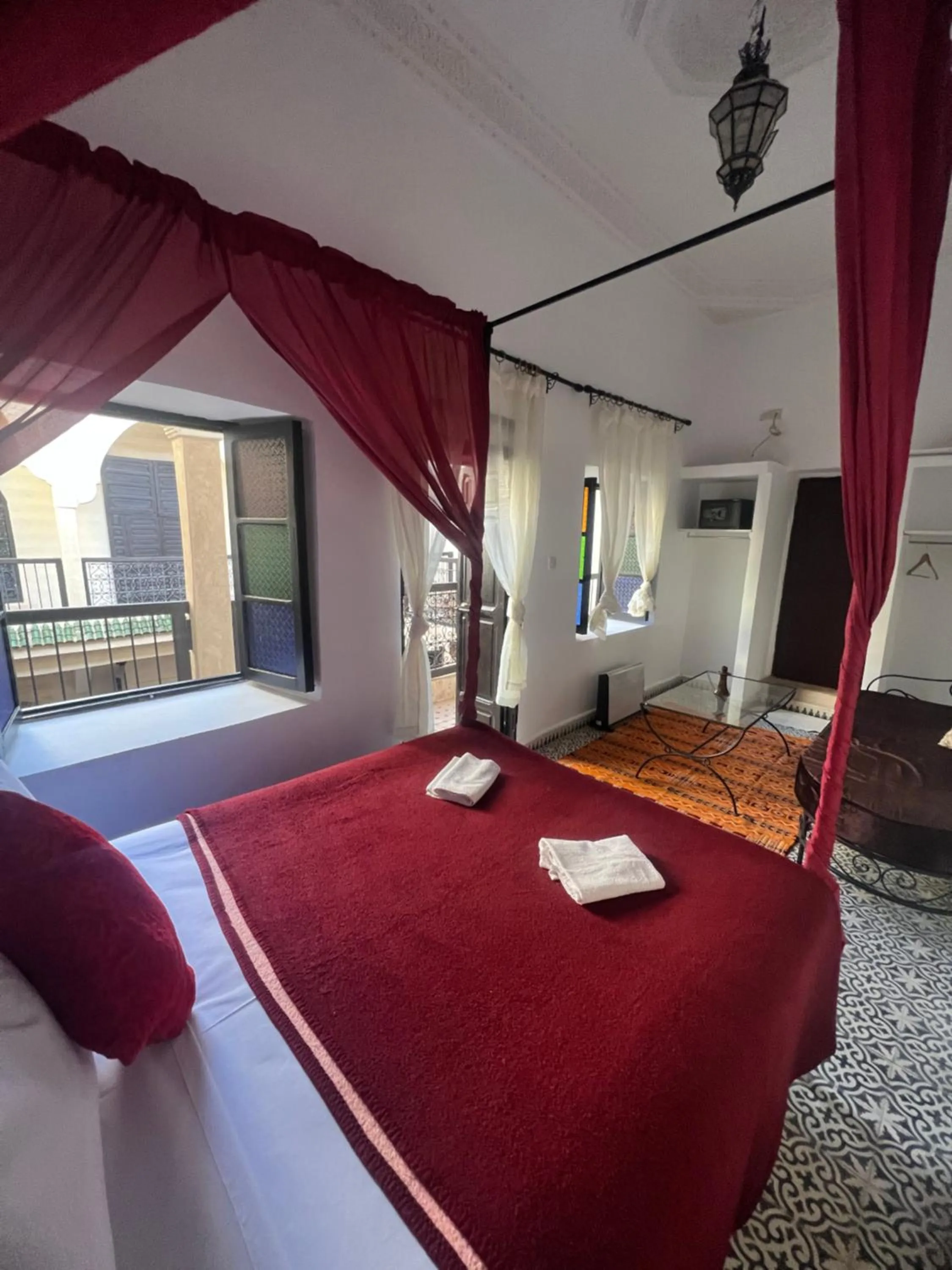 Bed in Riad el Adraoui