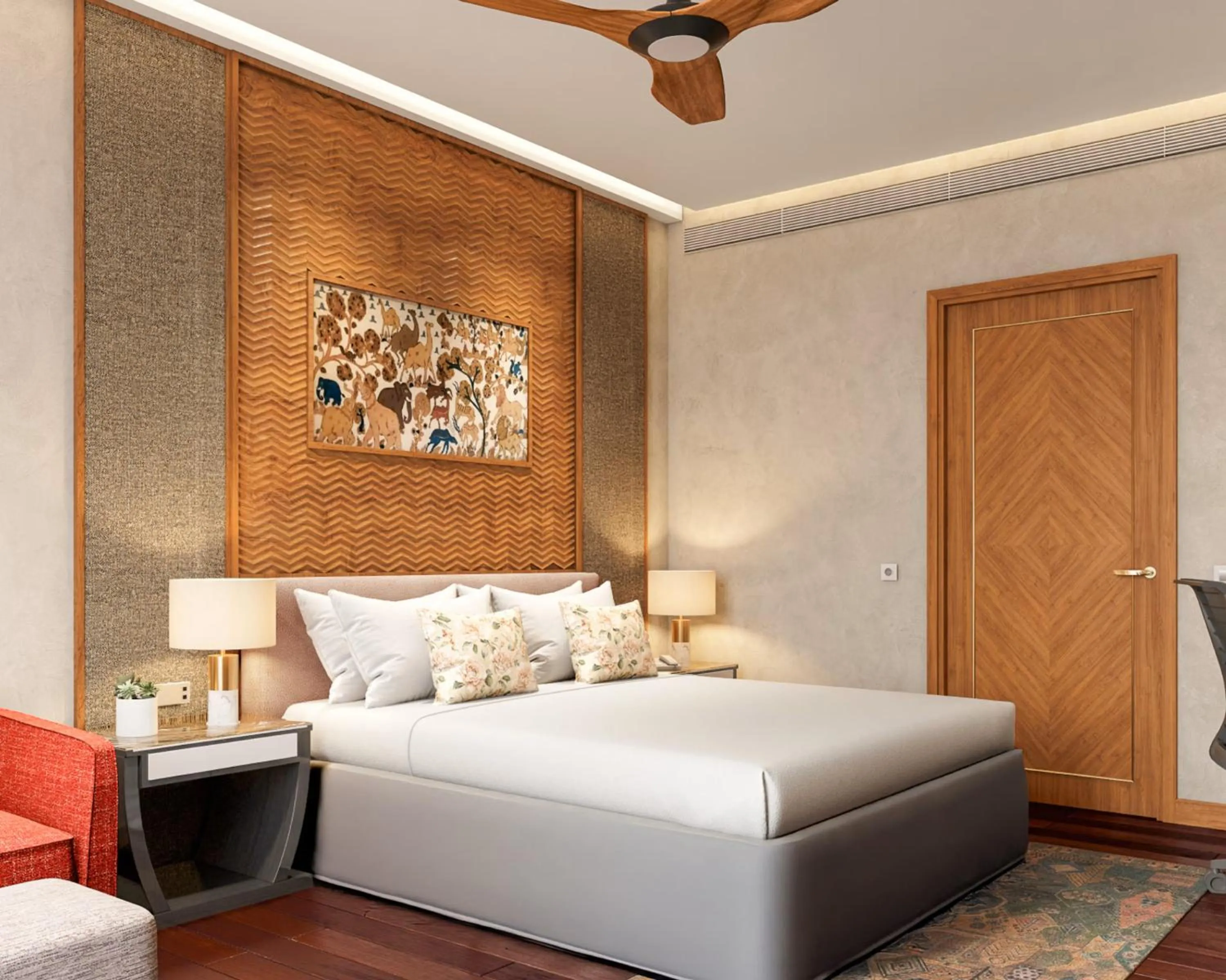 Bed in Taj Damdama Lake Resort & Spa, Gurugram