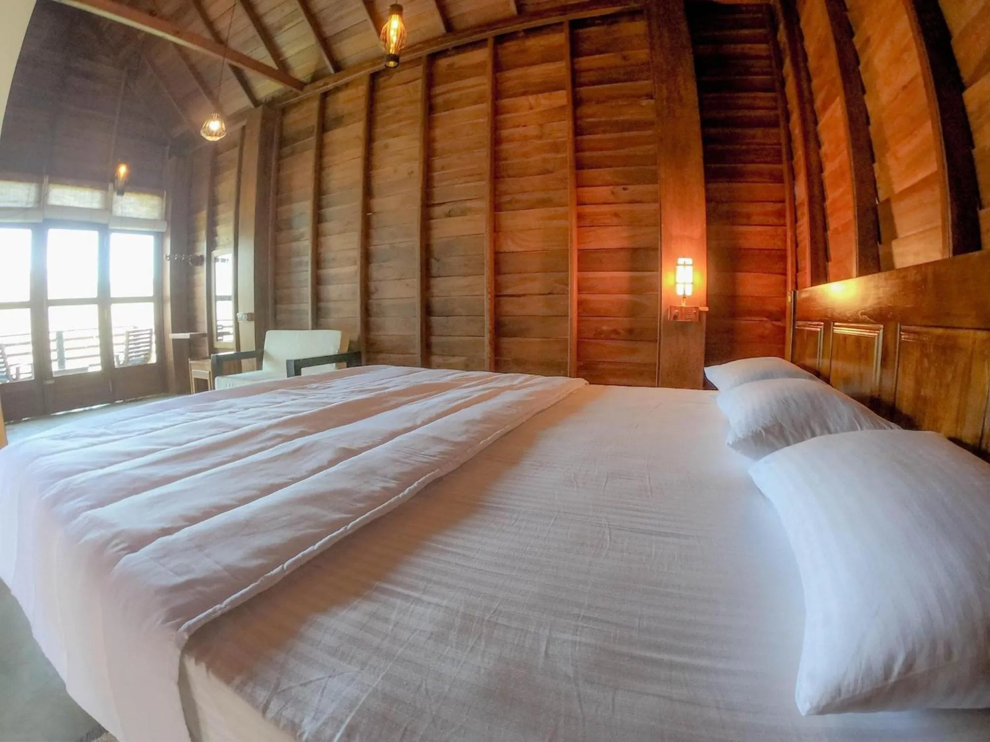 Bed in La Seran Eco Resort