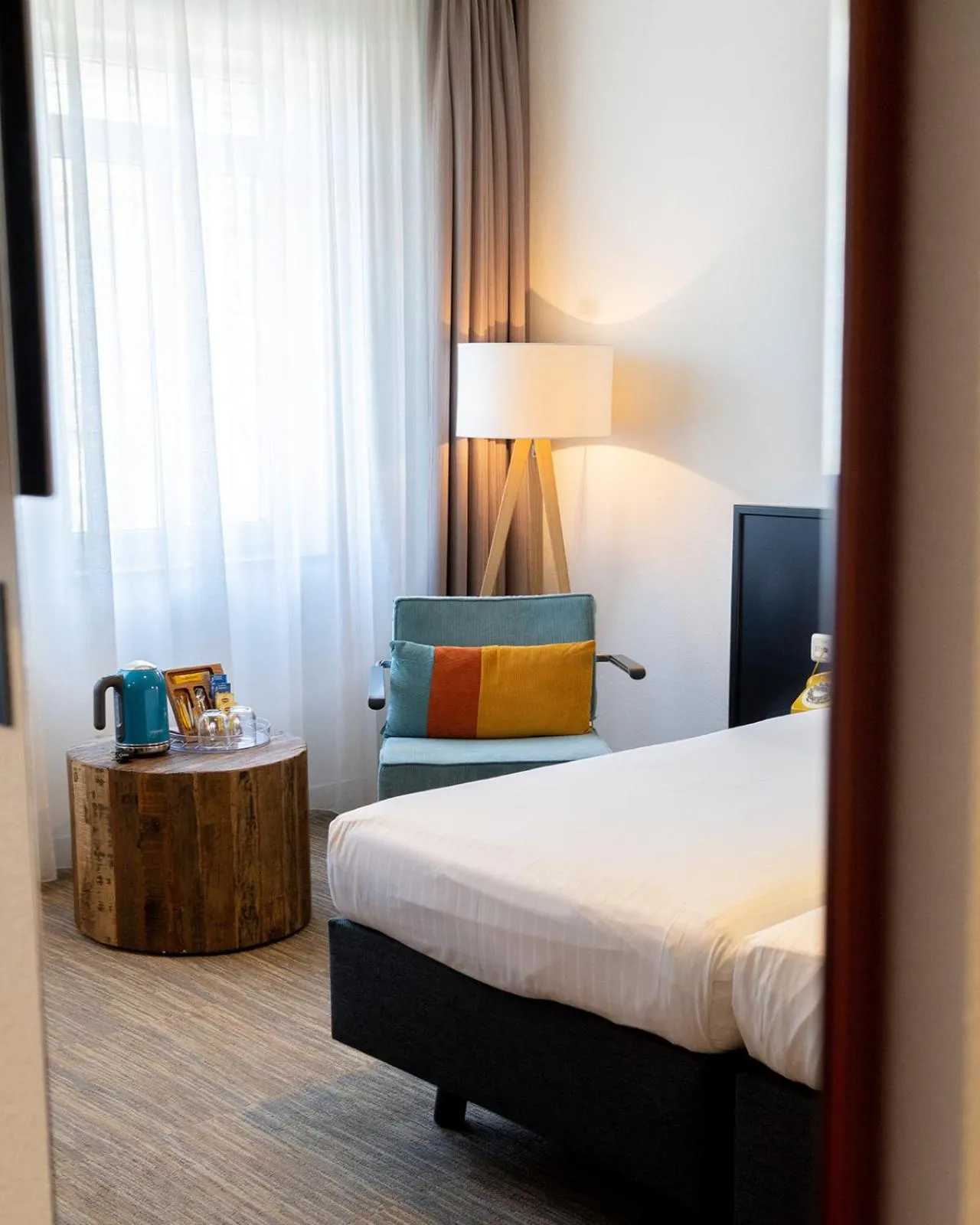 Bed in Hotel Alkmaar - Bar & Restaurant