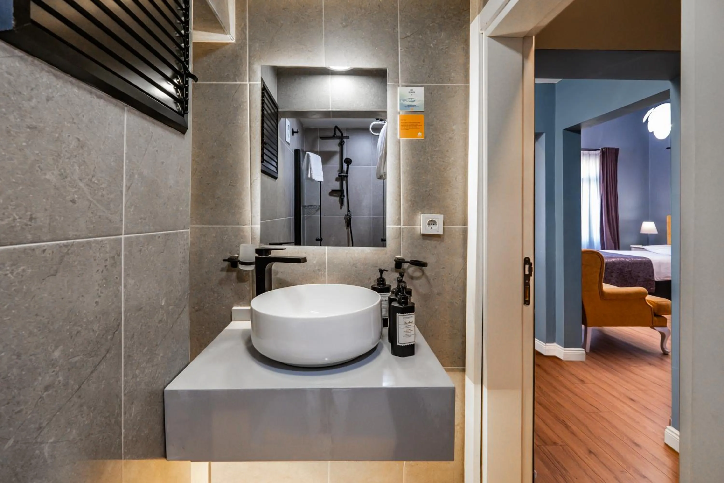 Bathroom in Selvese Suites, Serviced Living in Galata