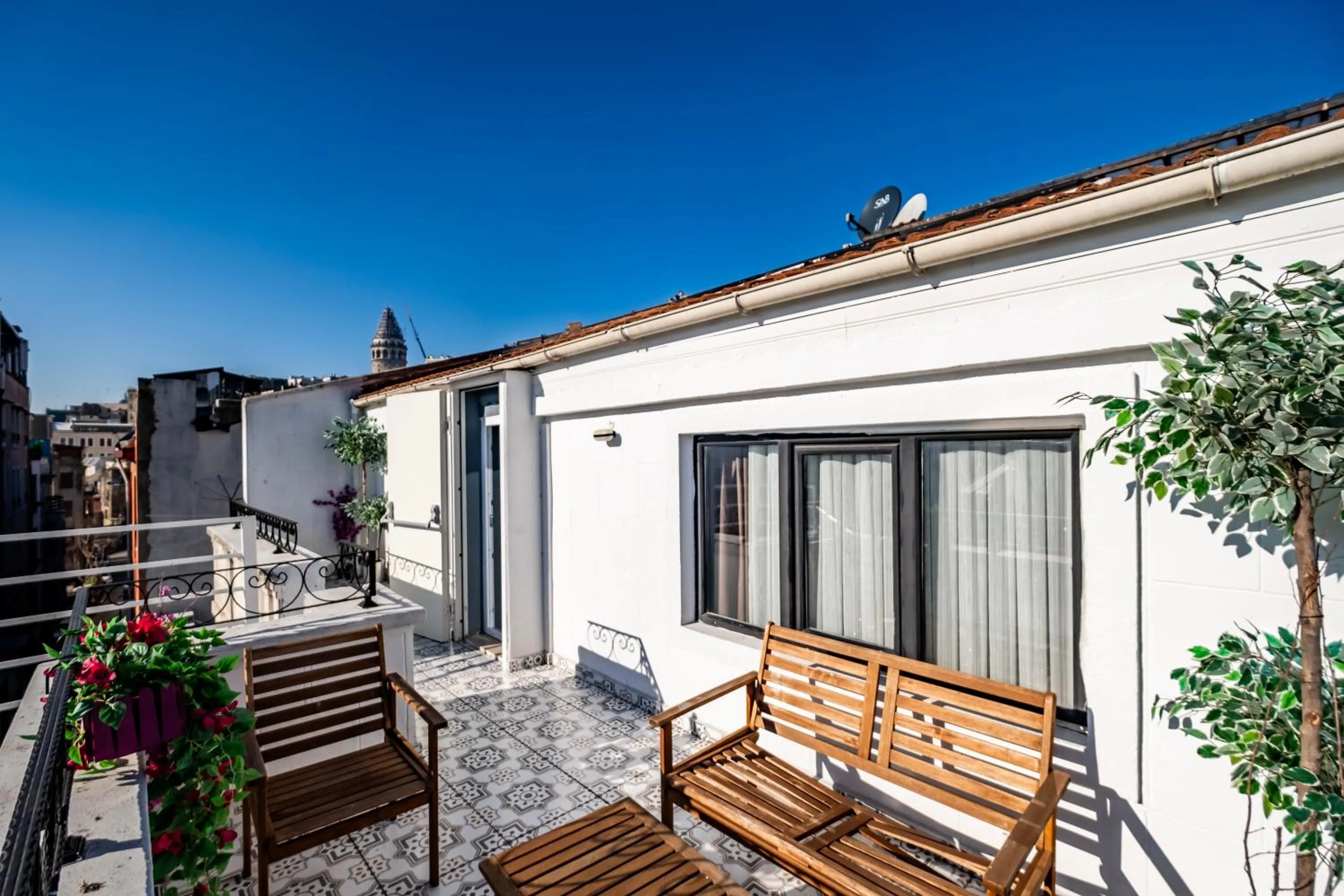 Balcony/Terrace in Selvese Suites, Serviced Living in Galata