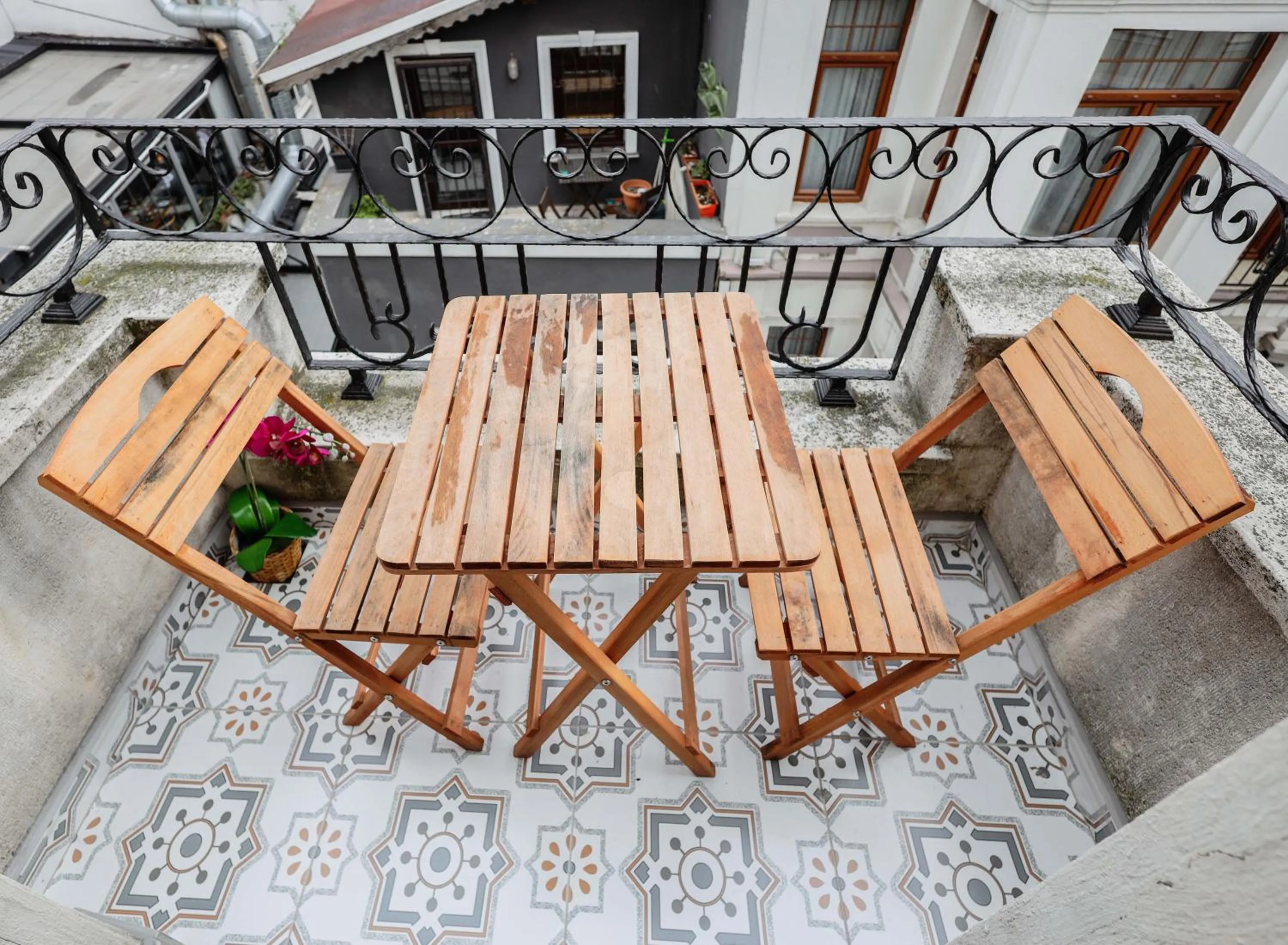 Balcony/Terrace in Selvese Suites, Serviced Living in Galata