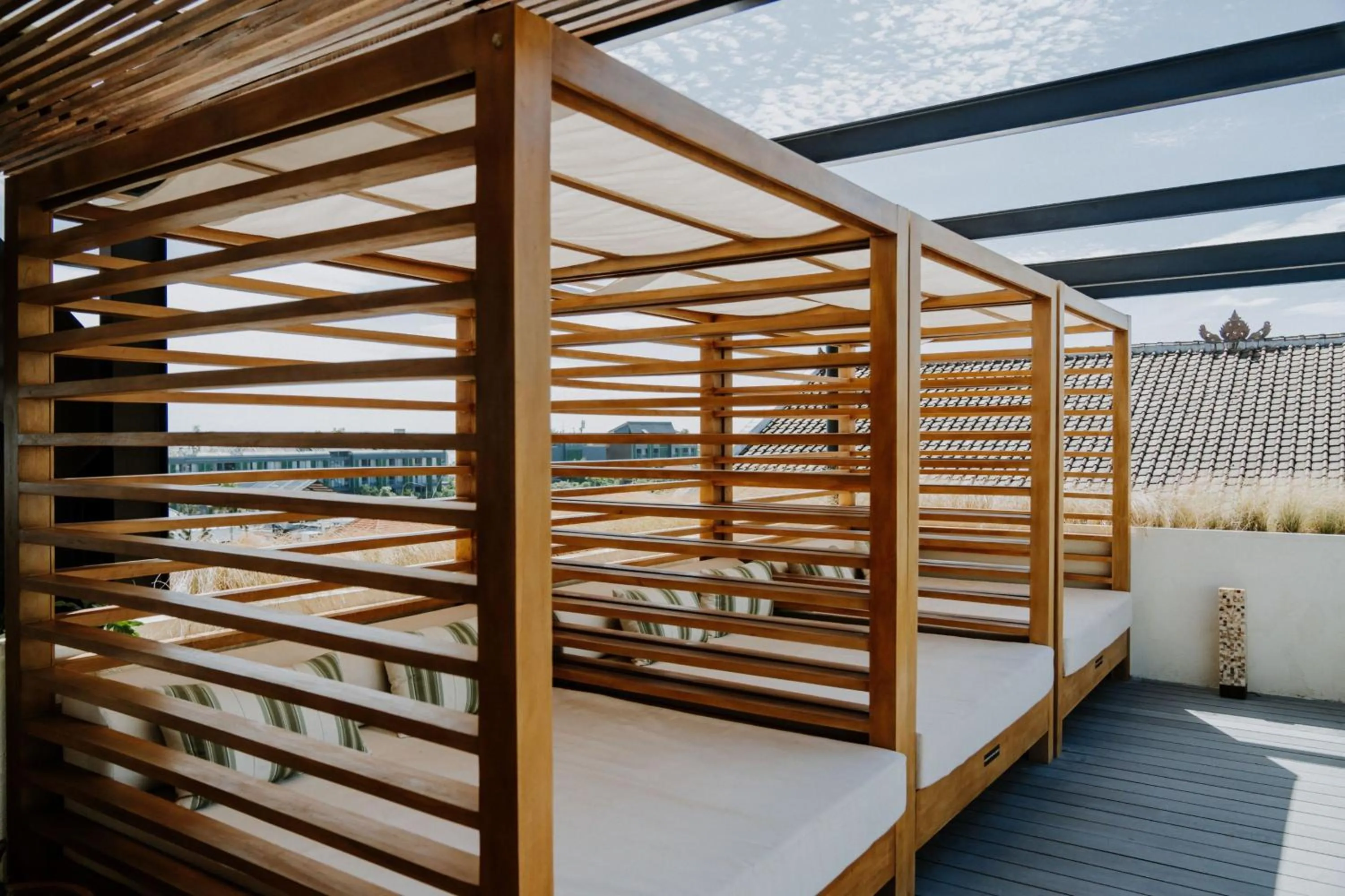 Lounge or bar, Bed in The Komu Canggu Bali