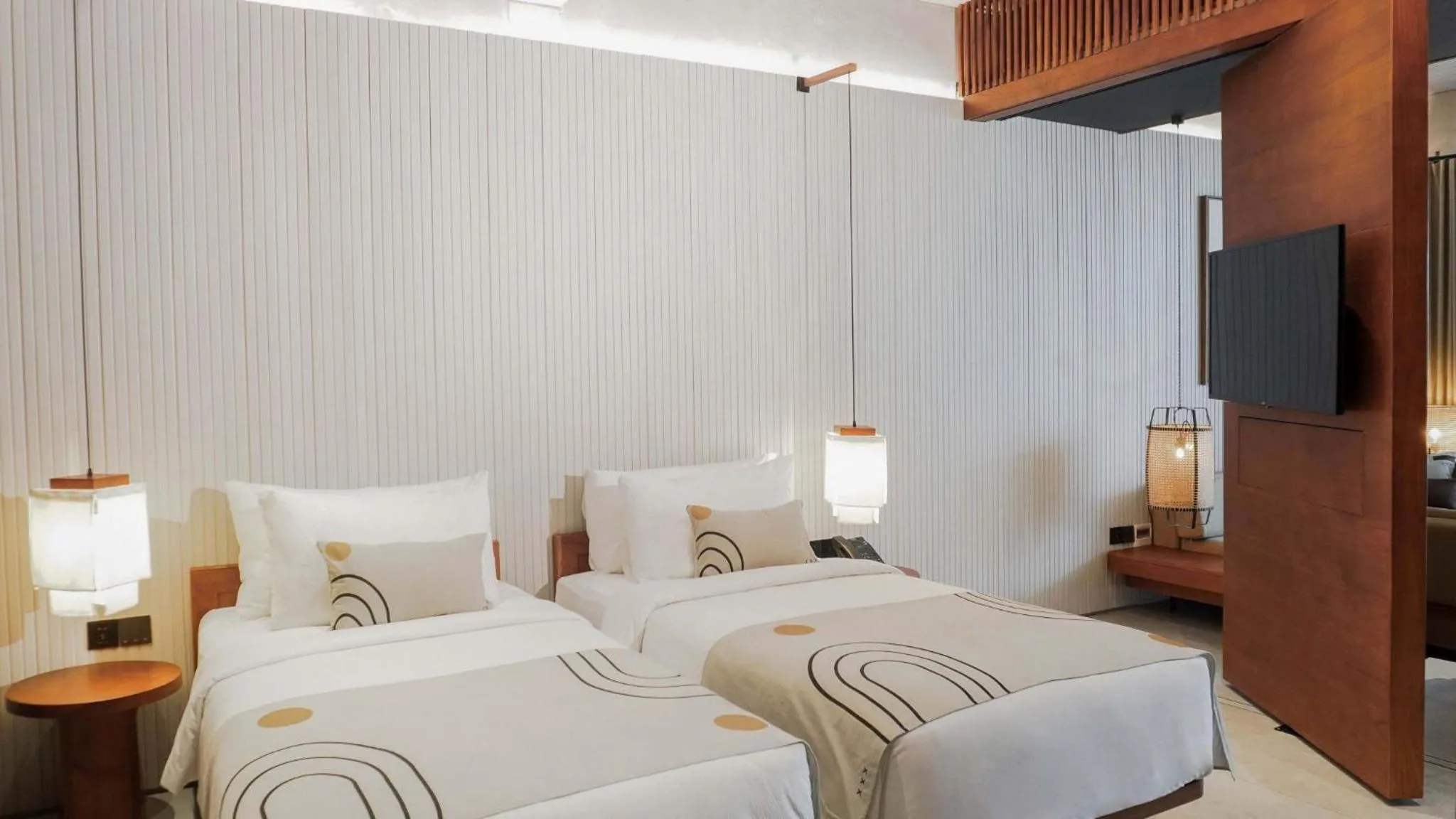 Bedroom, Bed in The Komu Canggu Bali