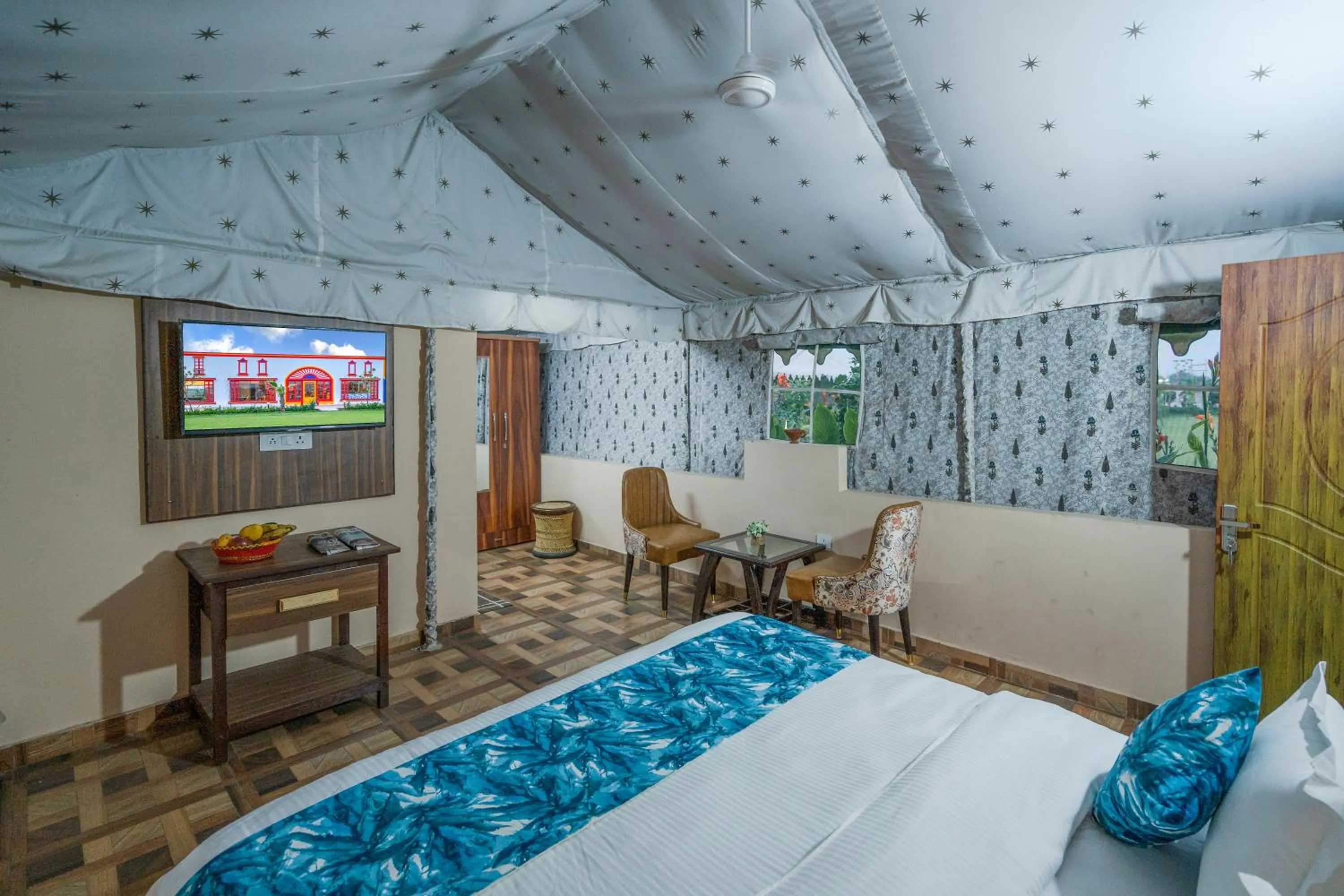 Bed in MST Cricket Village By Four Leaf Hotels