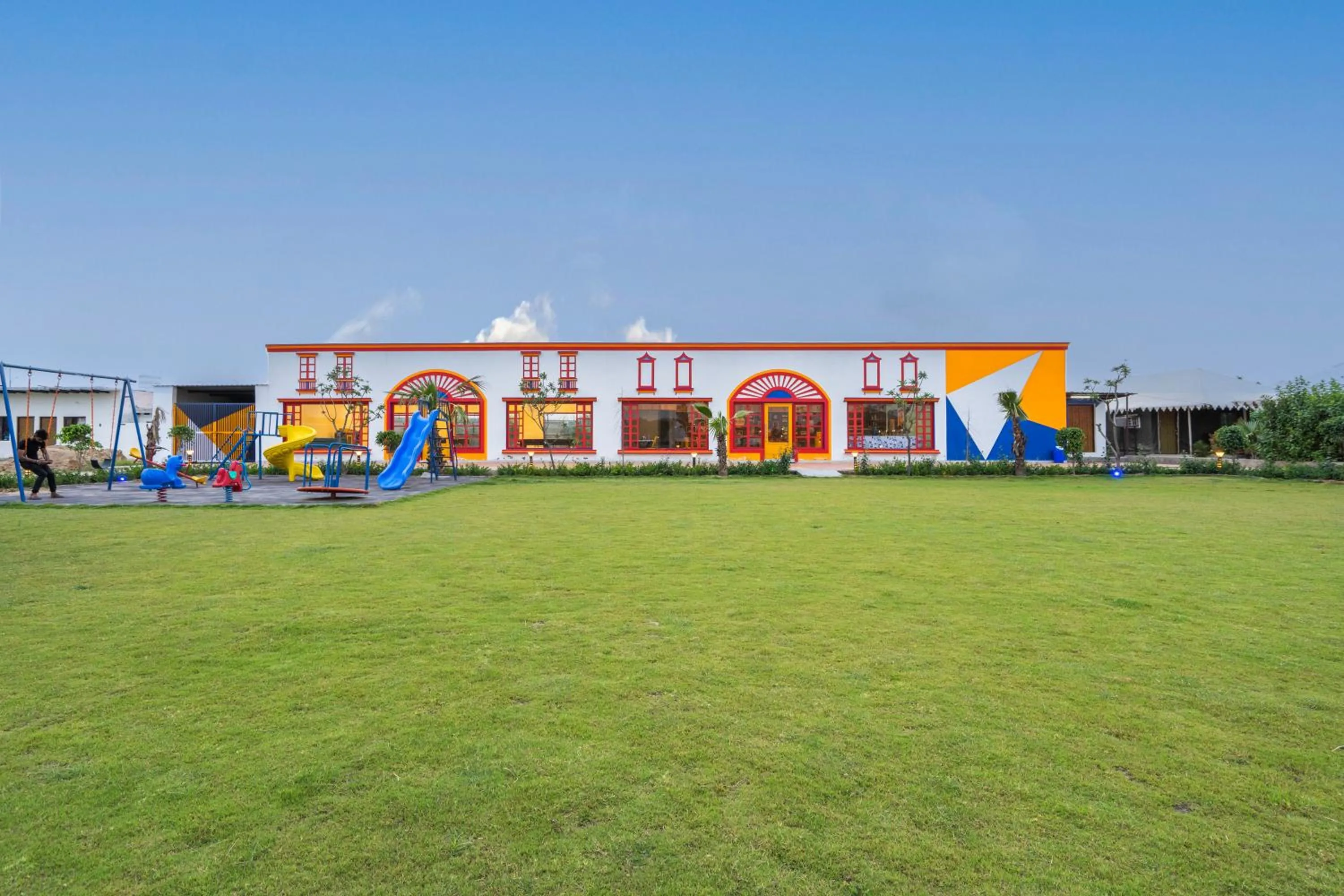 Property building in MST Cricket Village By Four Leaf Hotels