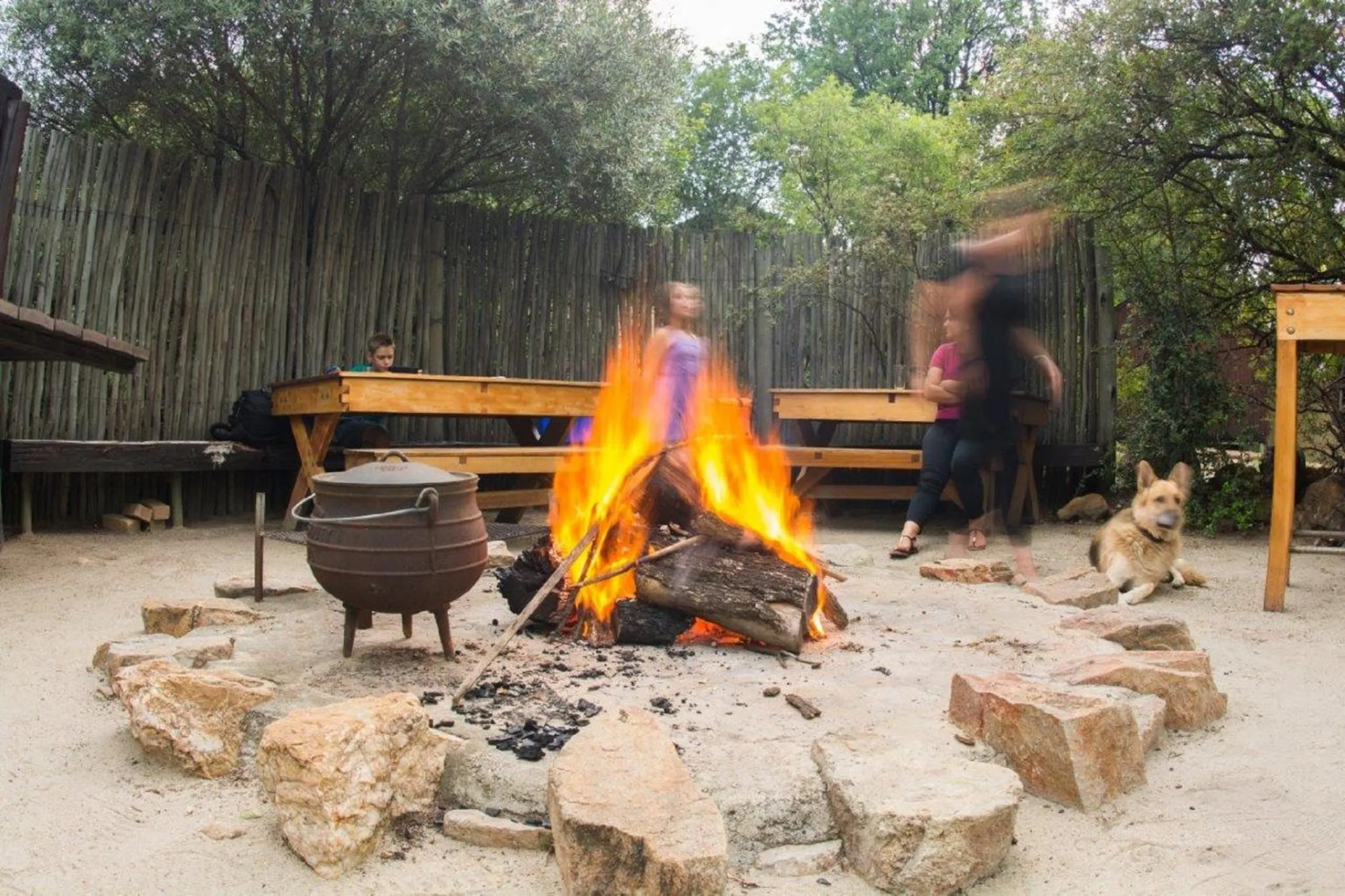 BBQ facilities in Emzini Apartments