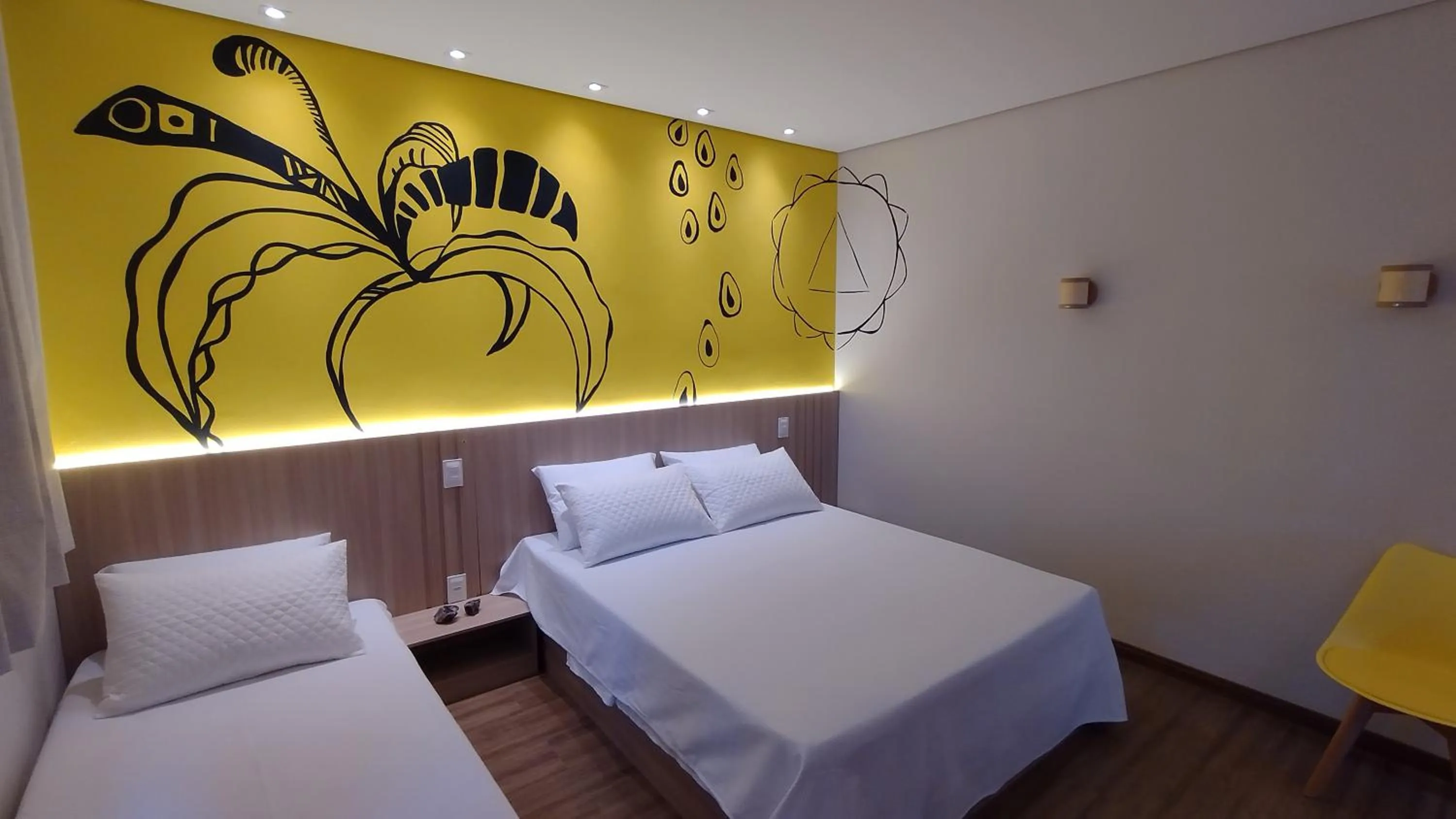 Bed in Pousada Boutique Raio de Luz