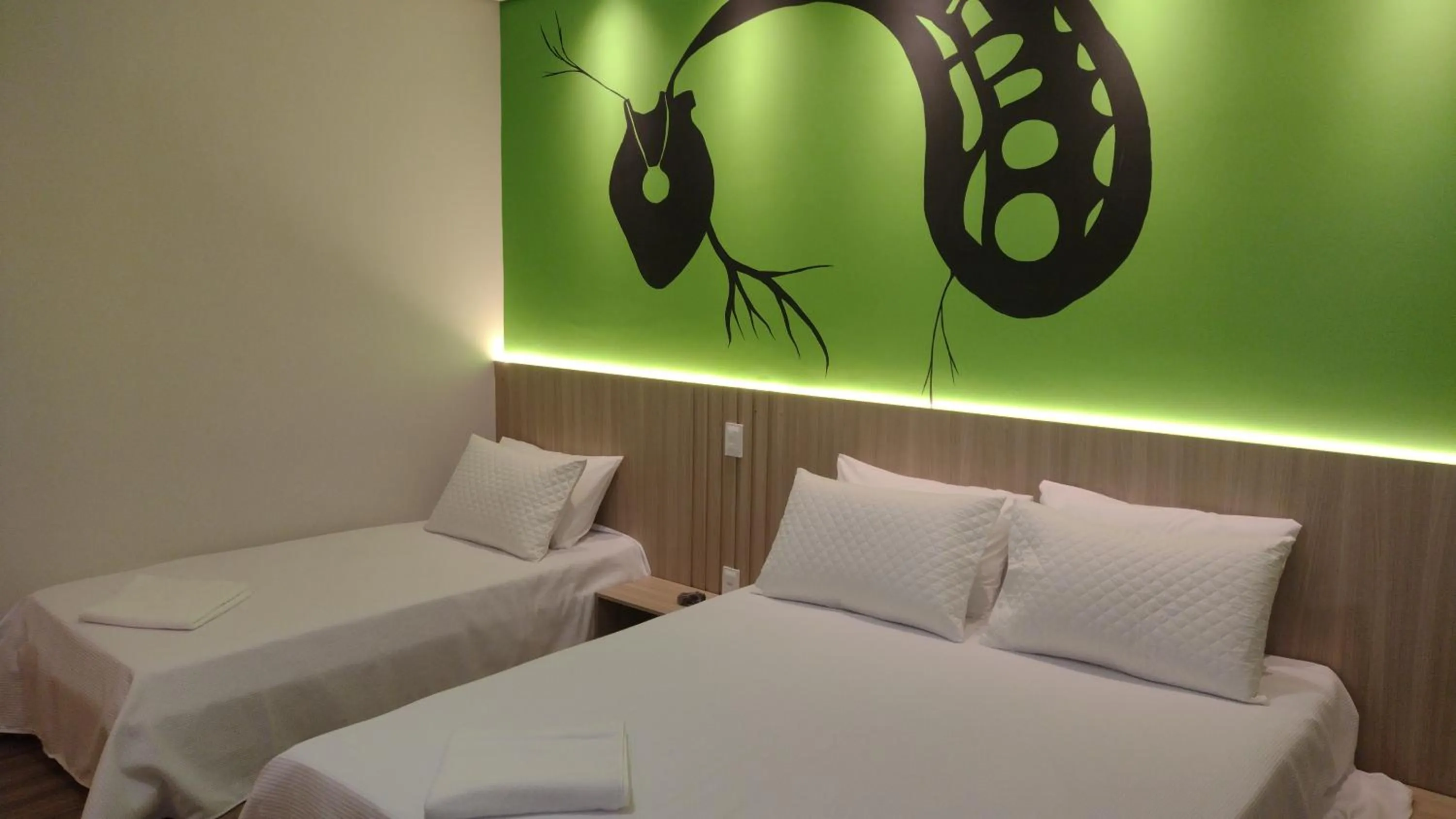 Bed in Pousada Boutique Raio de Luz