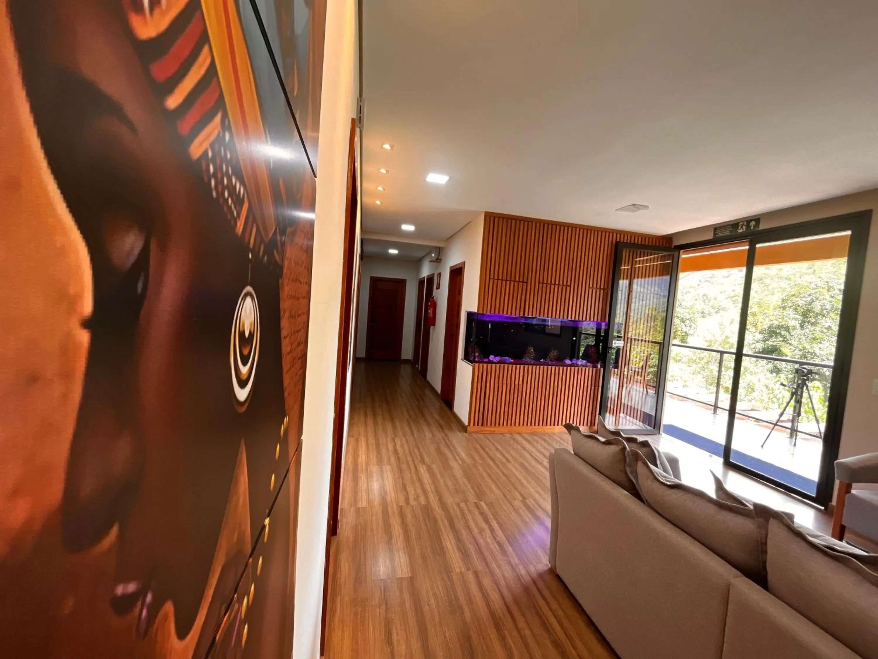 Seating area in Pousada Boutique Raio de Luz