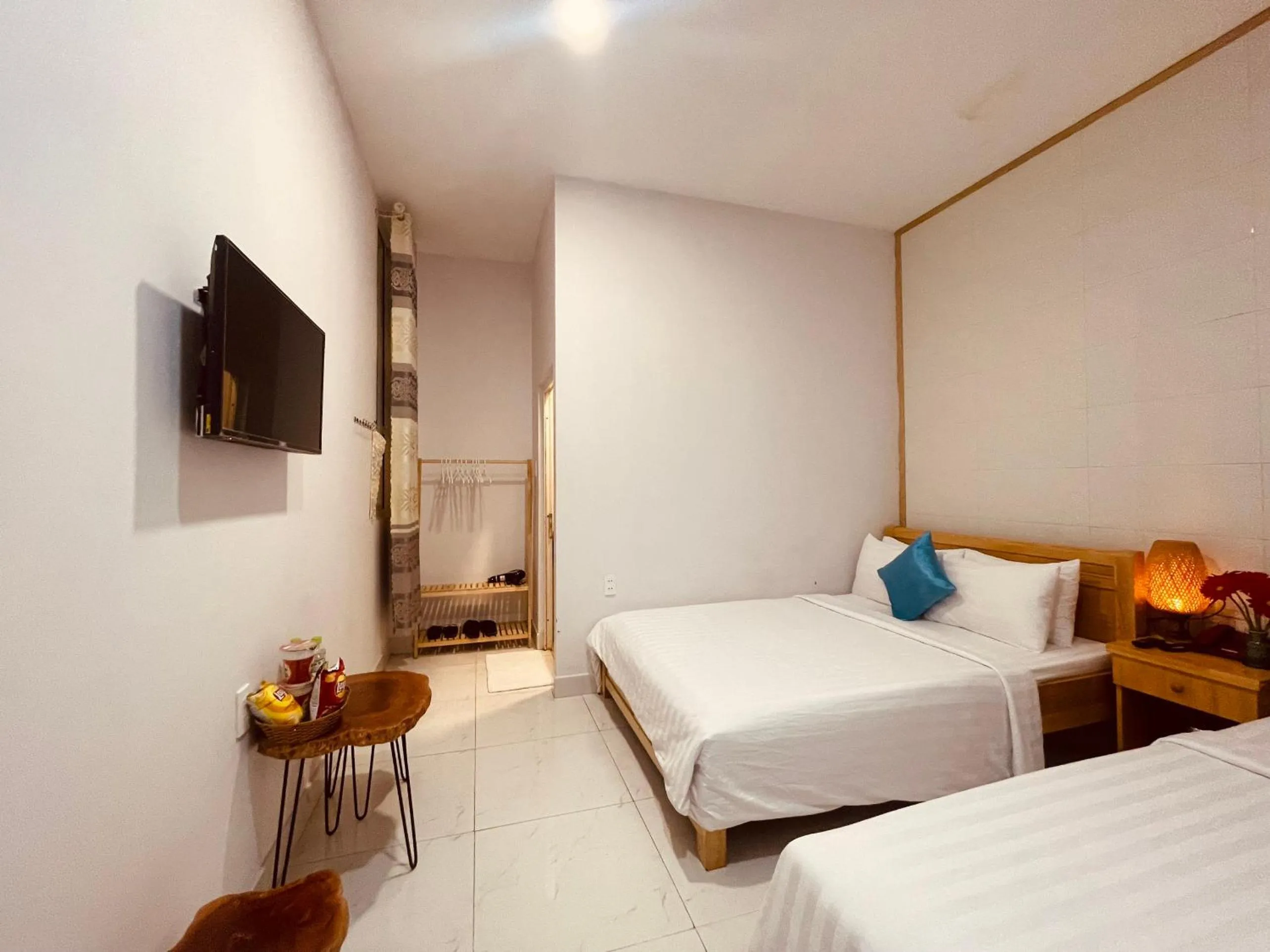 Bed in Đảo Hoa Dalat Hotel