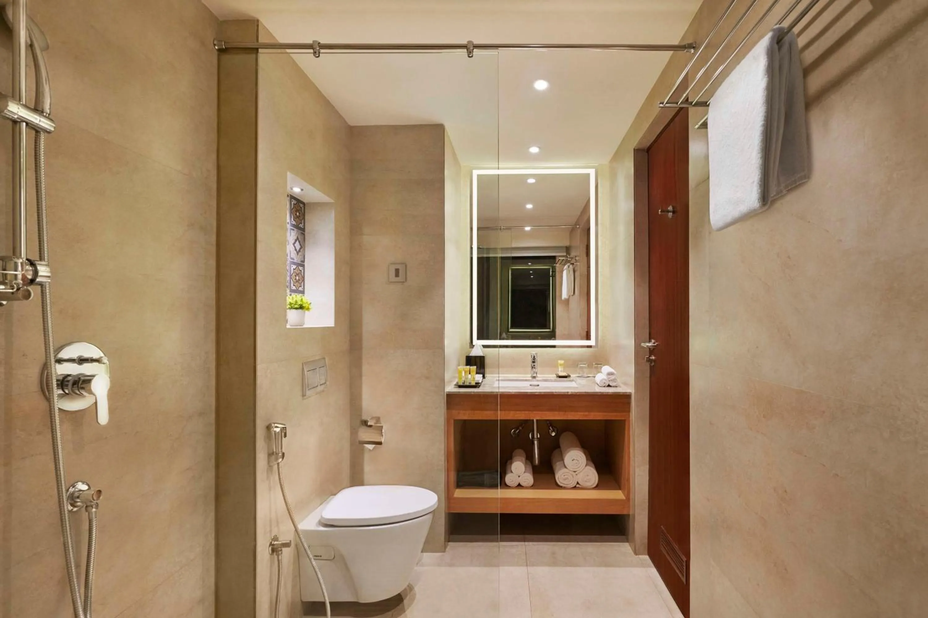 Shower in Hyatt Place Goa Candolim