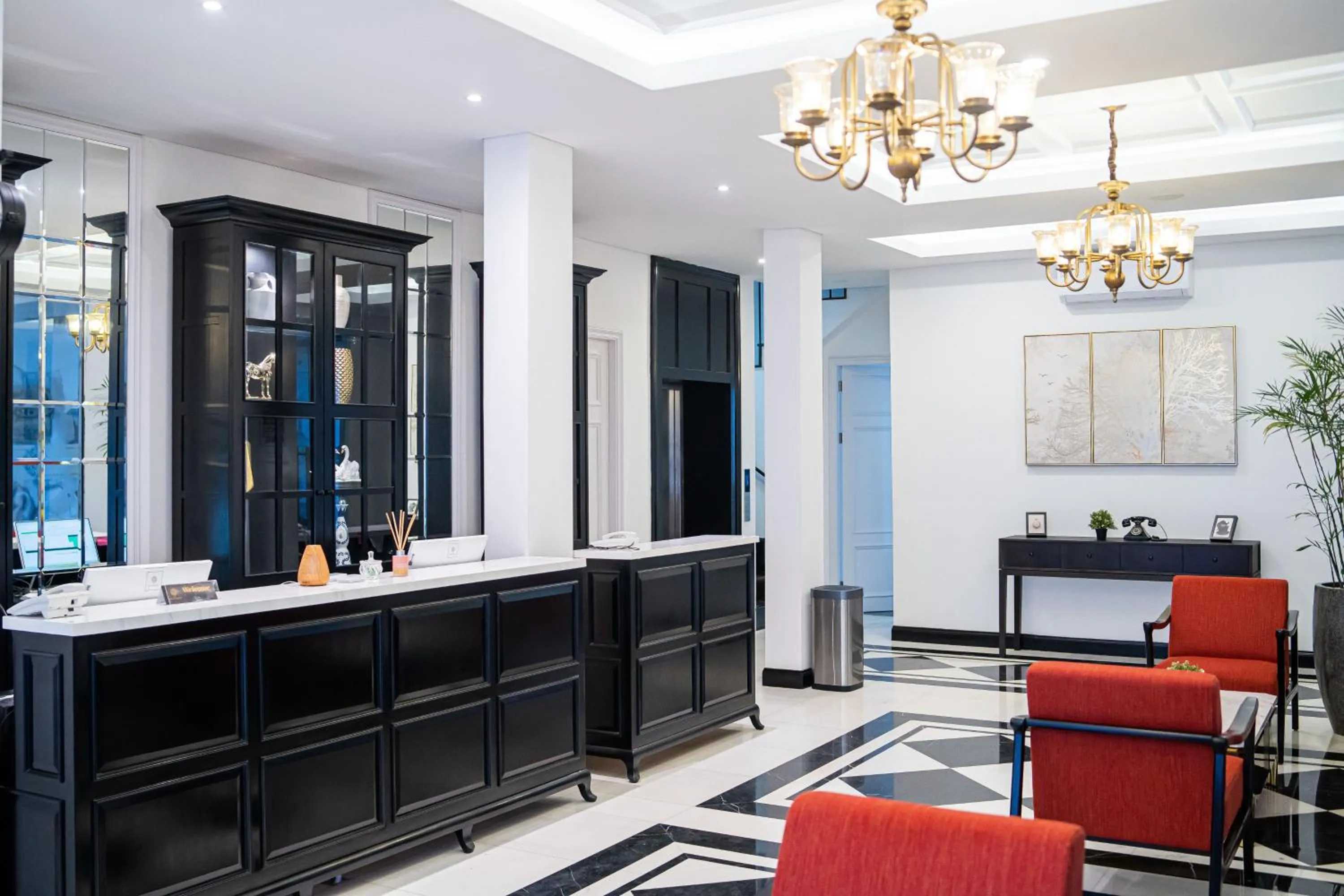 Lobby or reception in The Difan Hotel